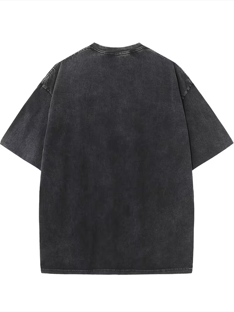 Farm Animals Clothesline Black Washed T-Shirt Rustic Country Graphic Tee