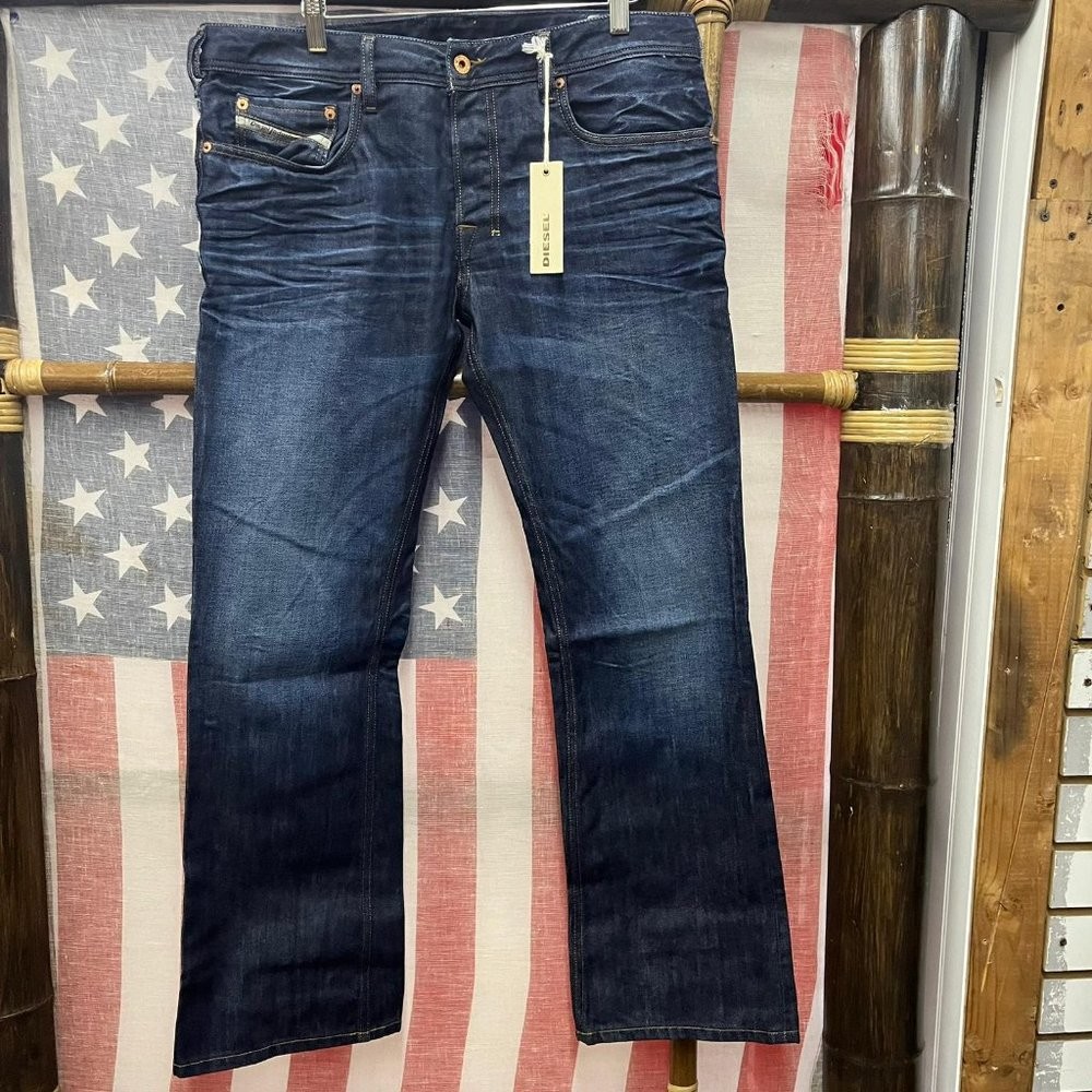 NWT Diesel ZATINY 0073N jean denim pant I ONLY SELL 100% authentic W32 fits 35”