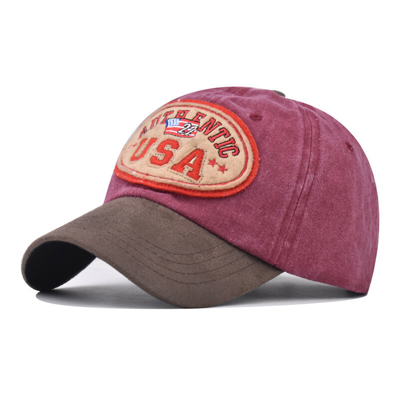 Men Dyed Washed Cotton New Plain Polo Style Baseball Ball Cap Hat Dad Trunker