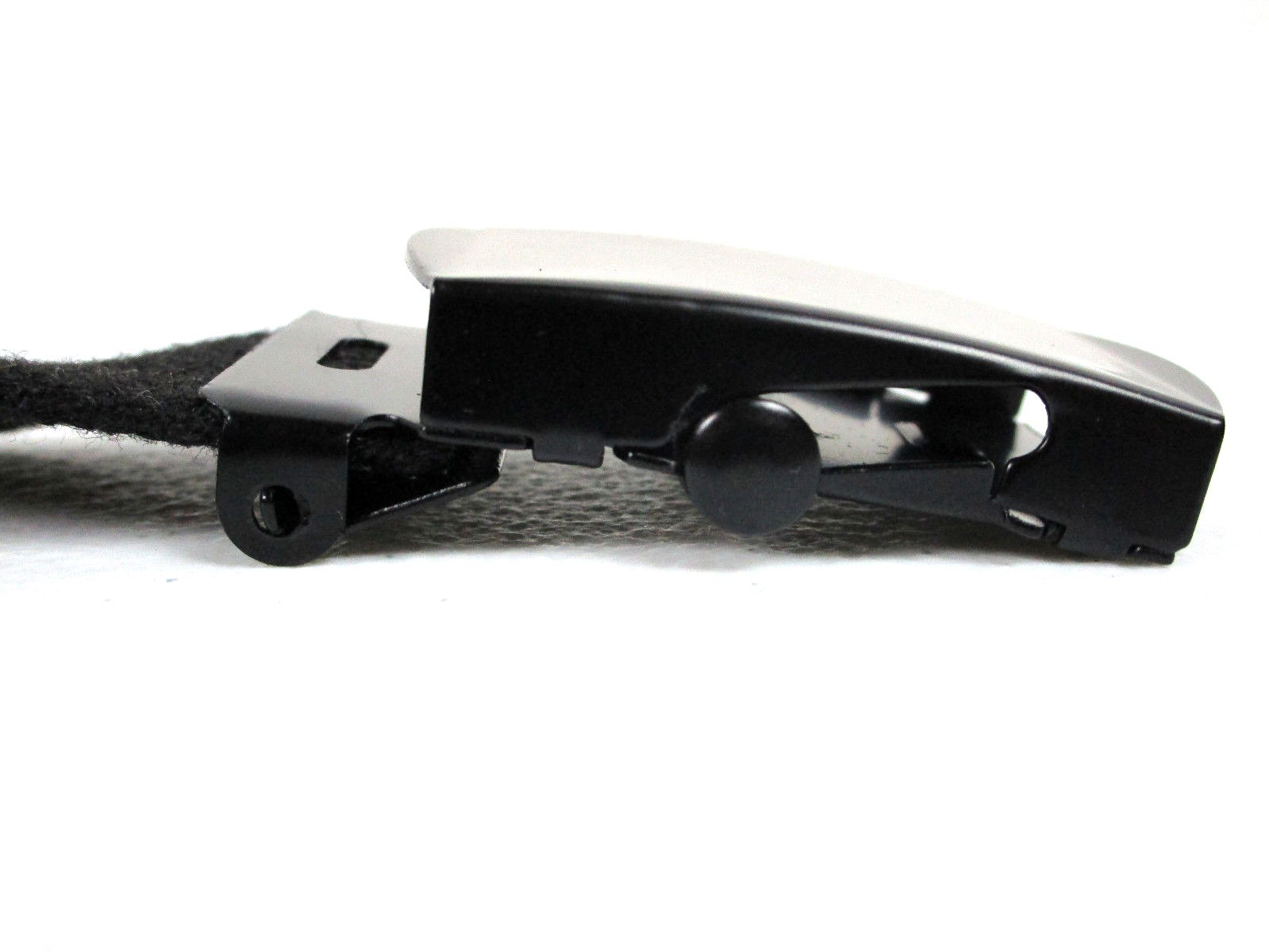 Black Nylon Cotton Web Belt Automatic Buckle Fits Sizes 32 To 48 New Tactical