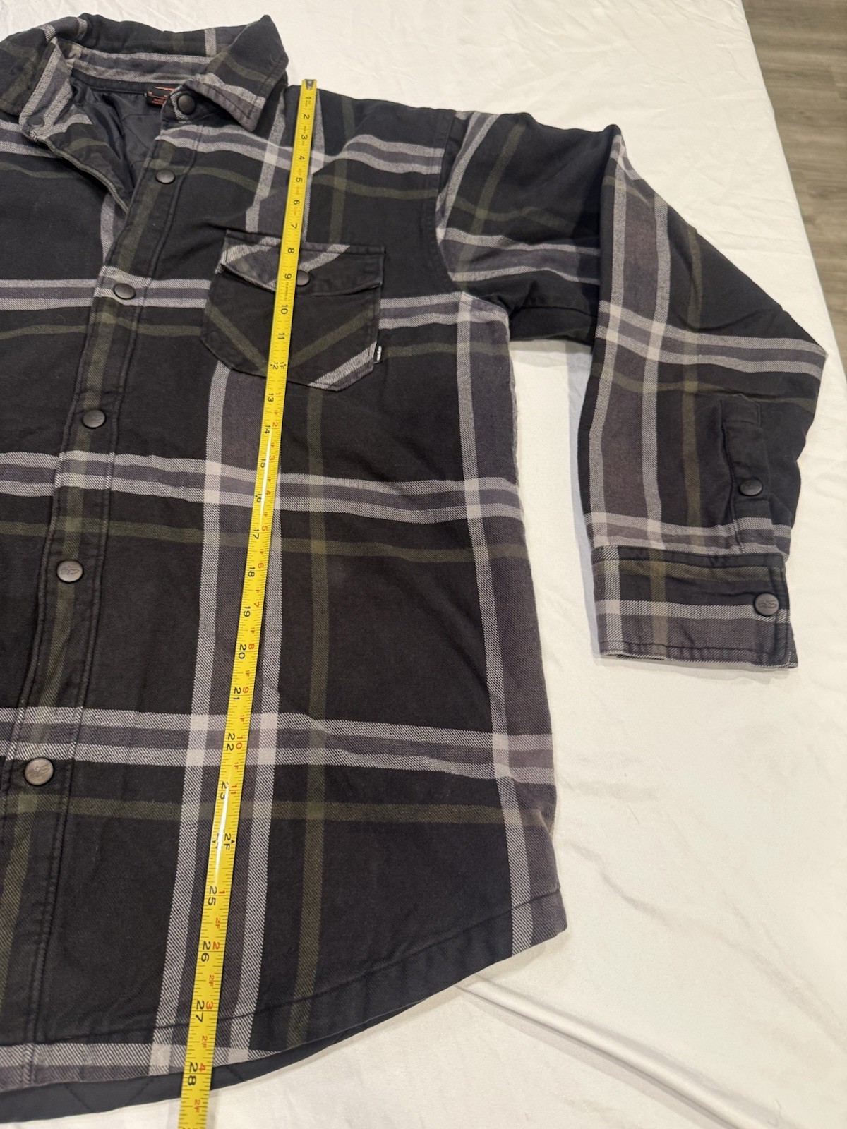 Nike 6.0 Insulated Flannel Jacket Men, Medium, Plaid, Lined