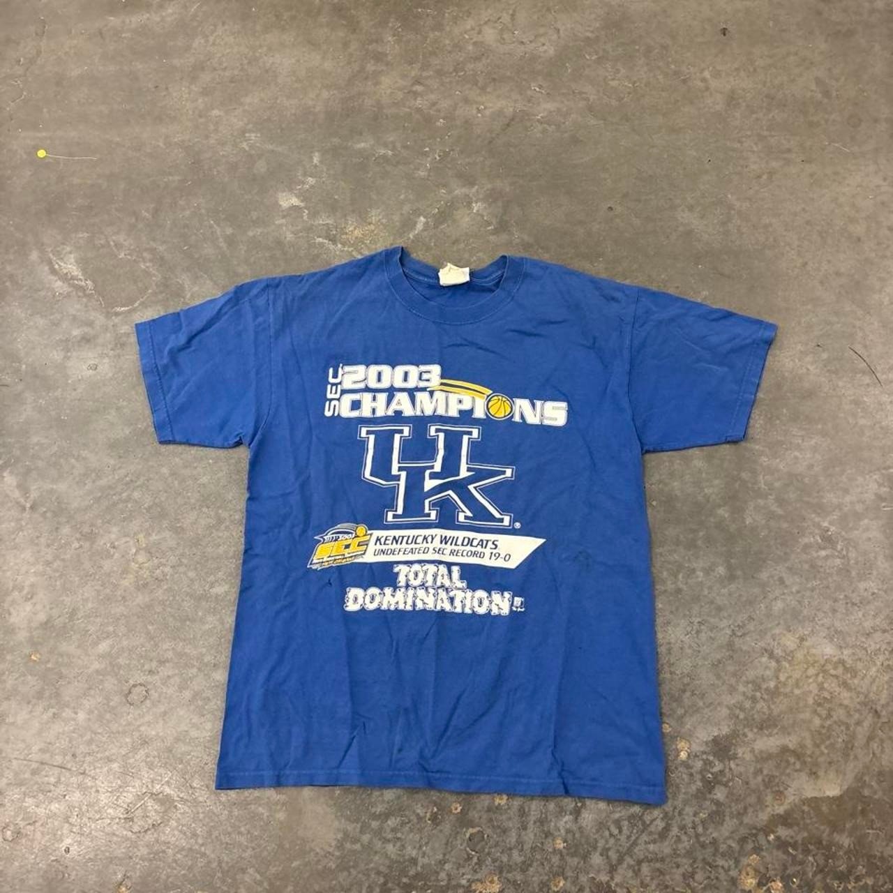 vintage 2003 Kentucky Wildcats Tee Size large