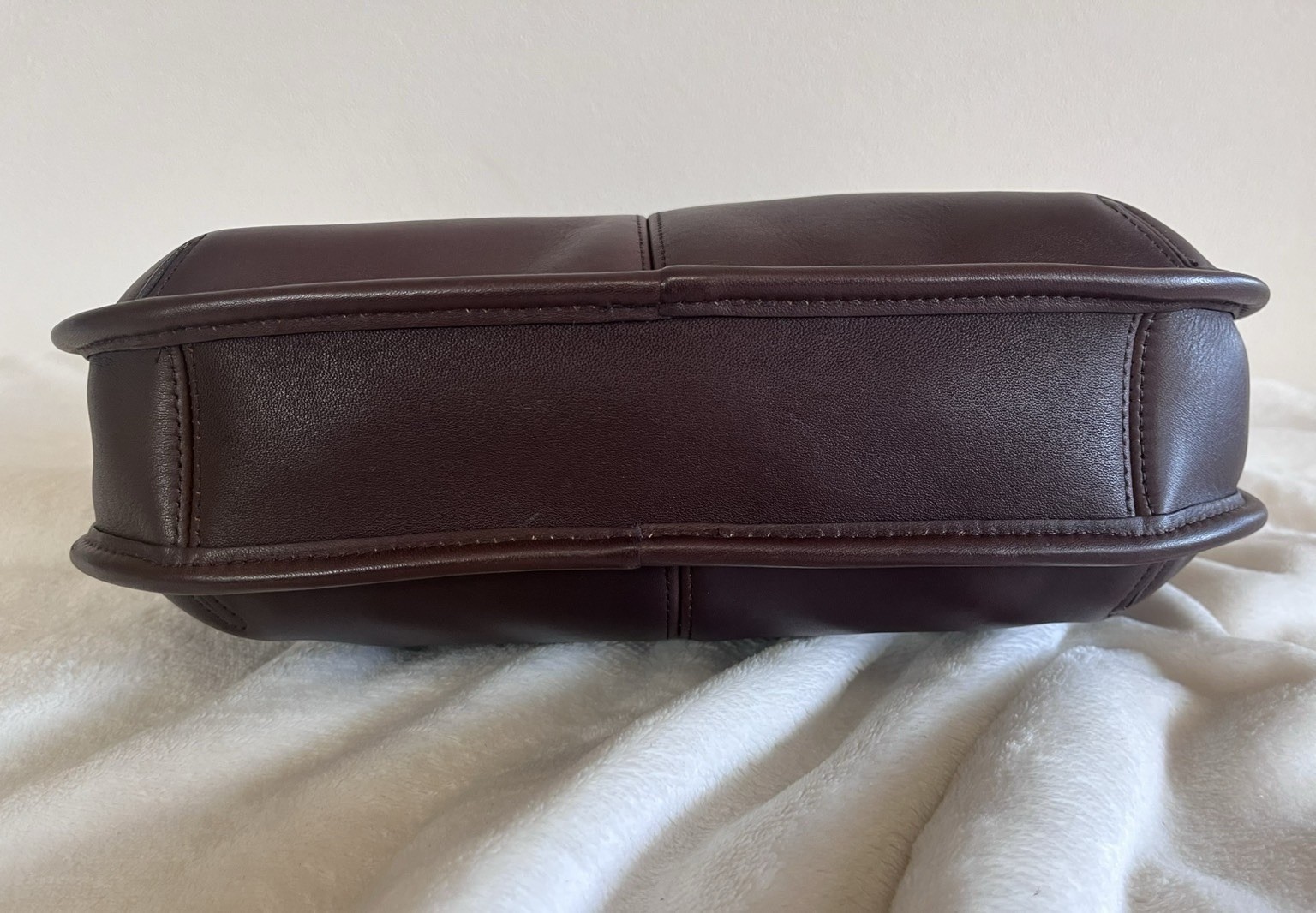 VGUC Vintage Coach 9025 Mahogany Brown Leather Ergo Shoulder Bag Made in USA