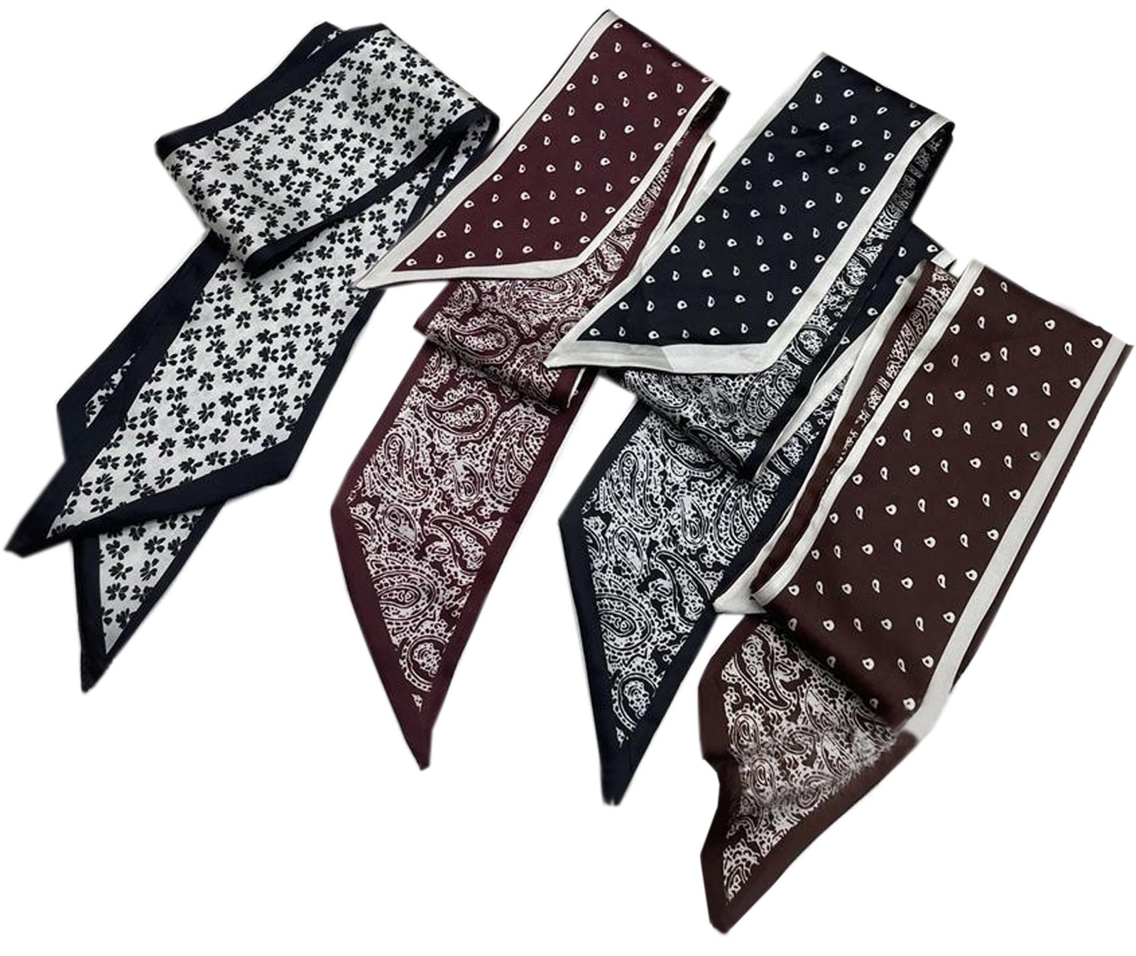 NIDMIDO 4 Pack 35″ Length /(88cm) + 2.4″ Wide/(6cm), Black Wine Coffee