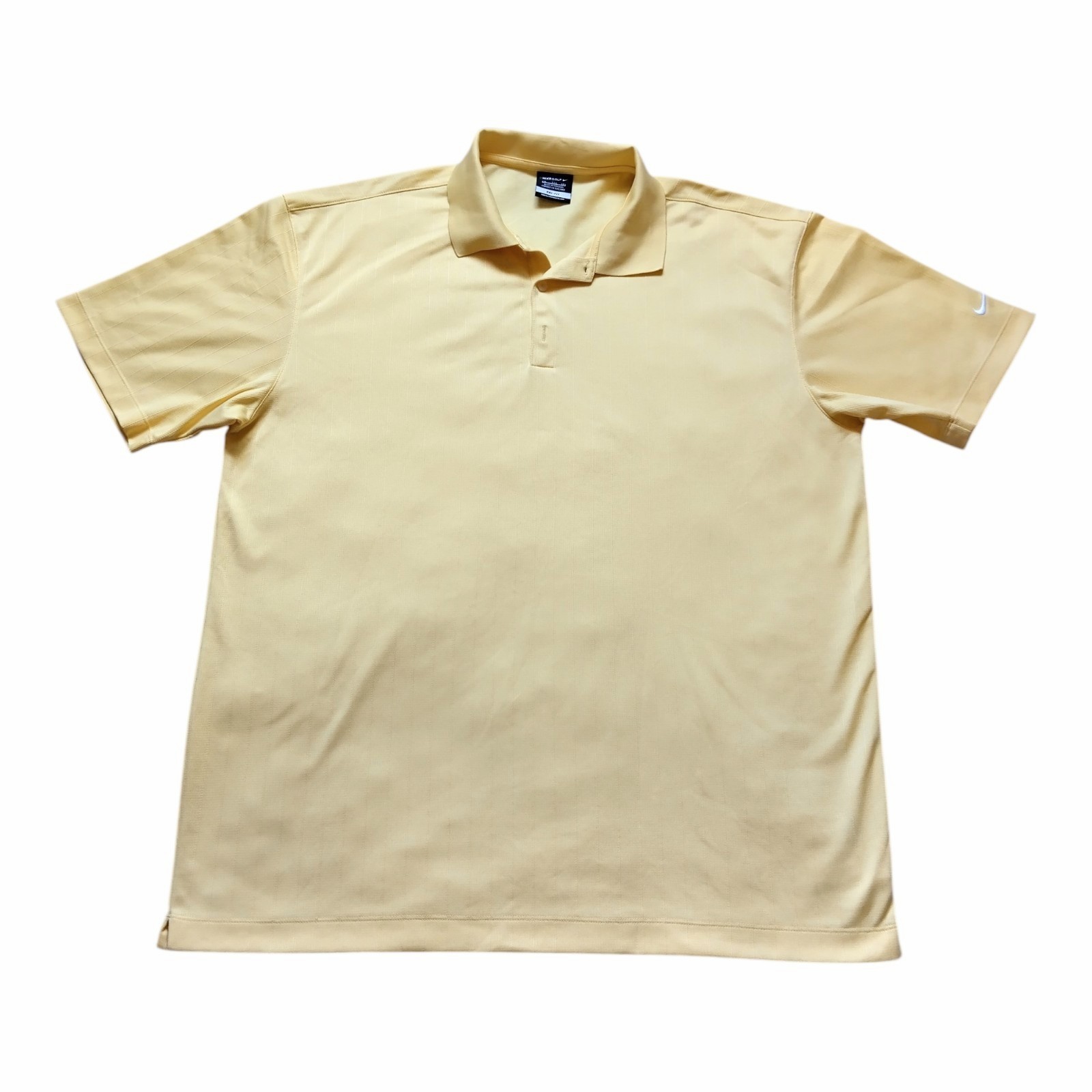 Nike Dri-FIT Golf Polo Shirt Men’s XXL Yellow Short Sleeve Performance
