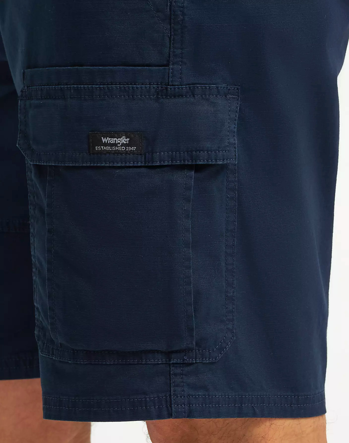Mens Wrangler Cargo Shorts w Stretch Above Knee Relaxed Fit Blue Khaki Tan Green