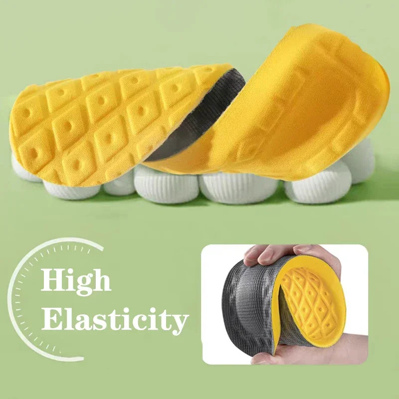 2/6pcs Unisex Memory Foam Insoles Soft Feet Care Deodorant Absorb-Sweat Cushion