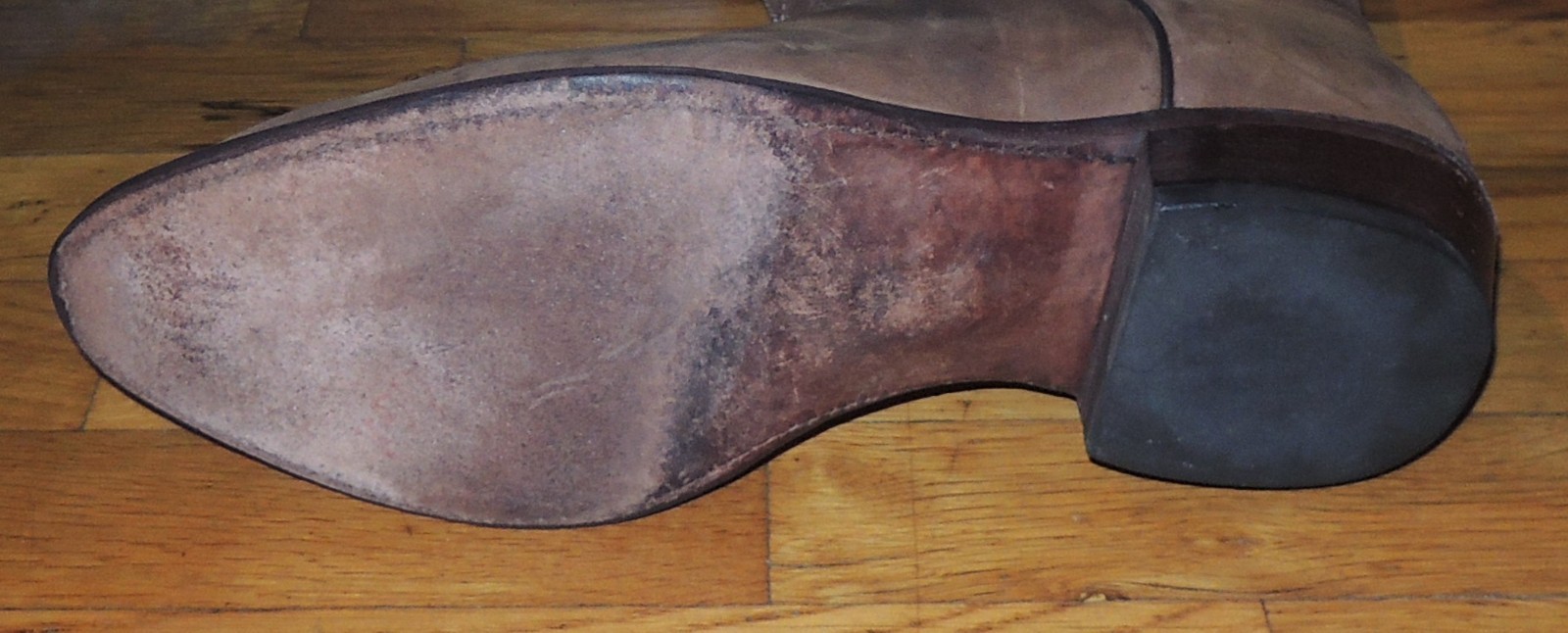 J. Chisholm men’s western boots Size 10.5 EE Leather Made in USA Good condition