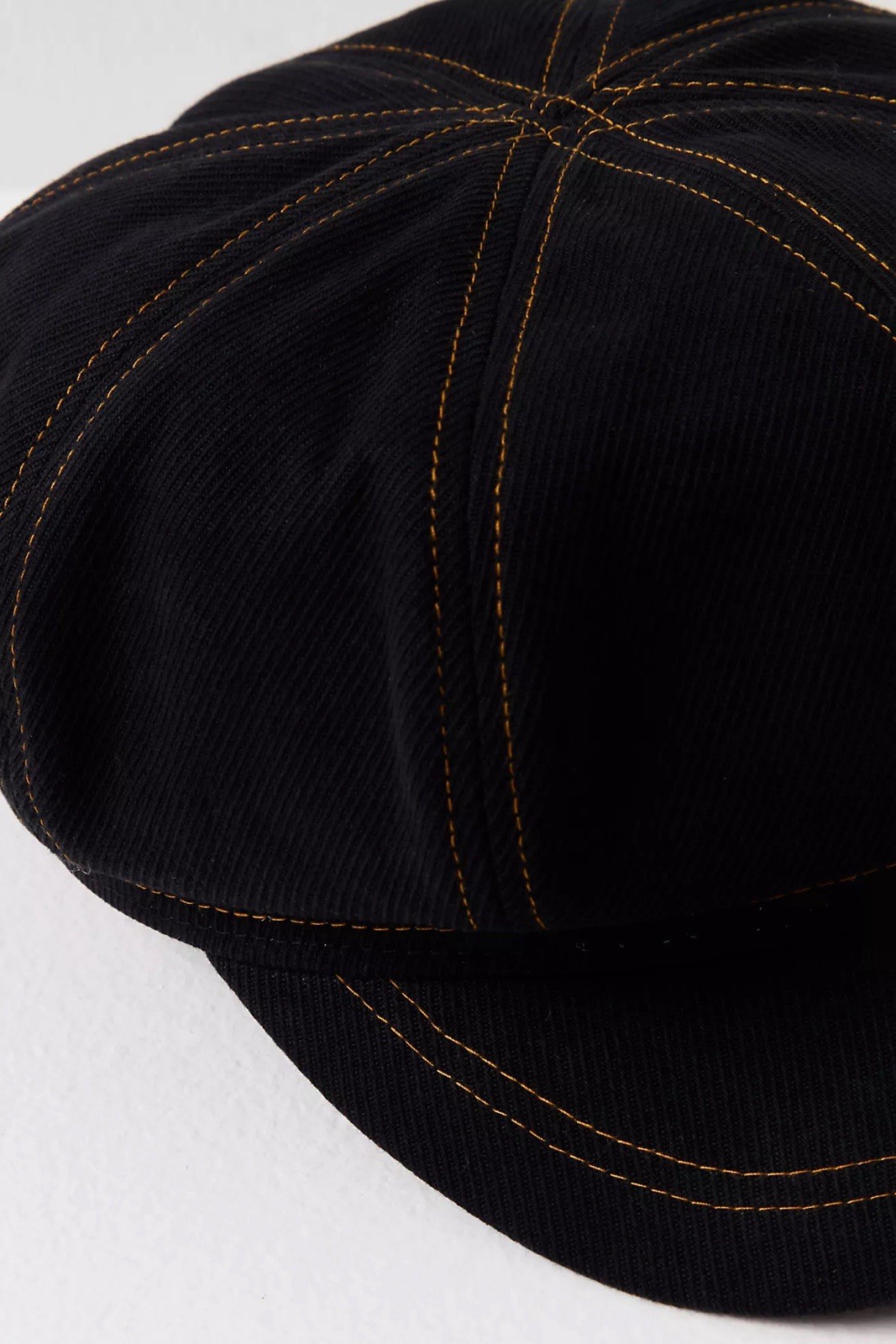 FREE PEOPLE Bowery Slouchy Lieutenant Cap Black NWOT $38