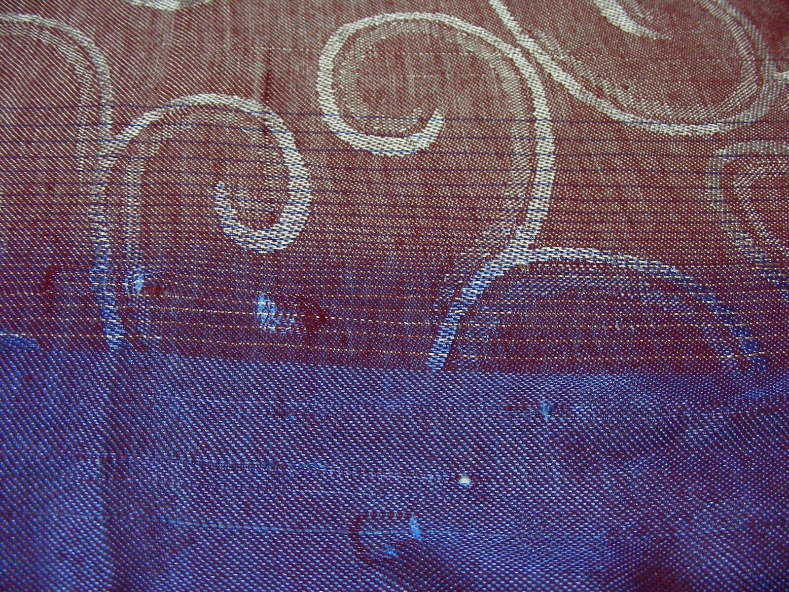 Beautifully Patterned – Red/Blue/Purple/Gold – 25″ x 66″ Scarf!