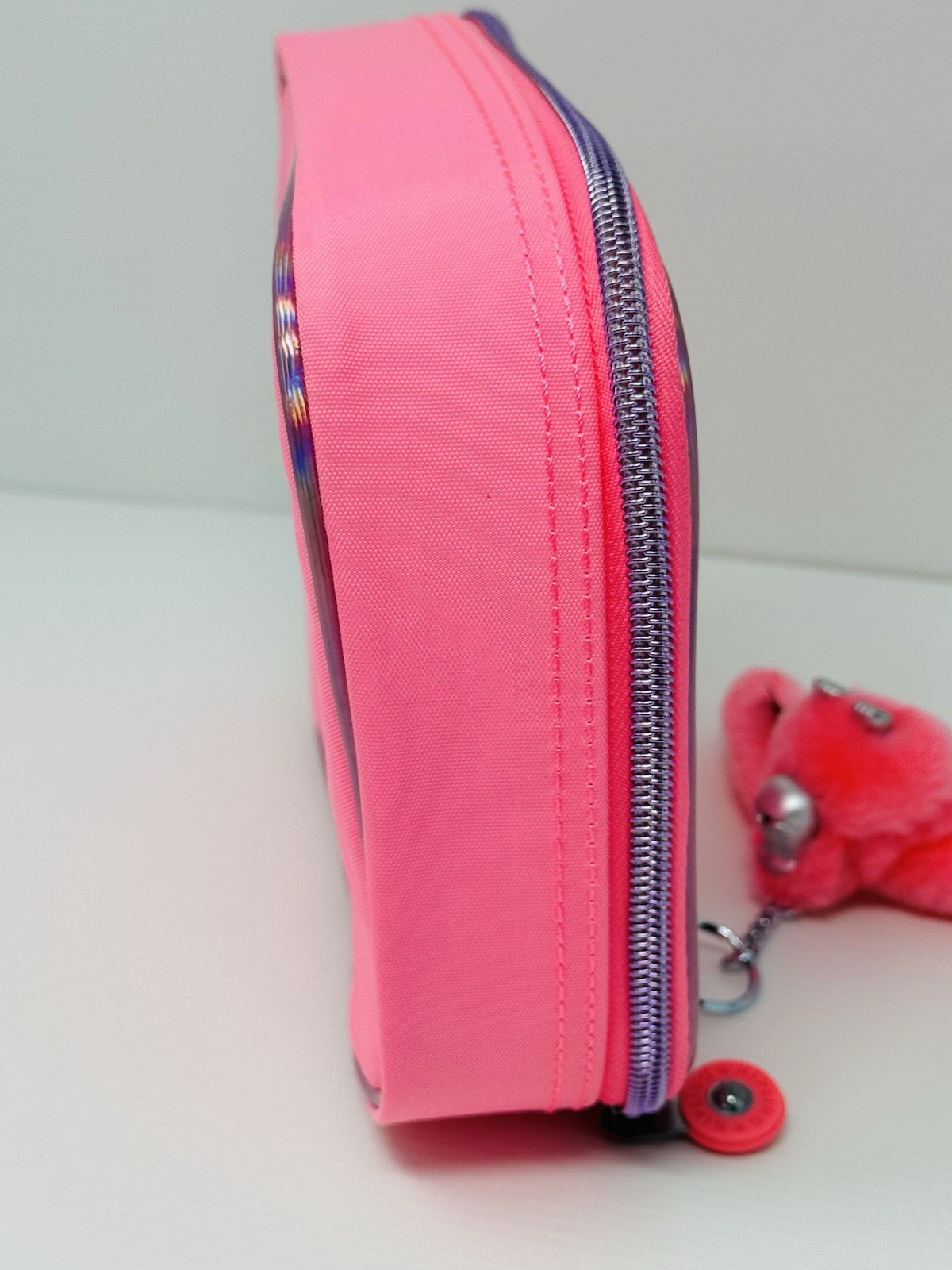 Kipling 100 Pens Case Pencil Accessory Box Polyamide AC3657 Cool Pink