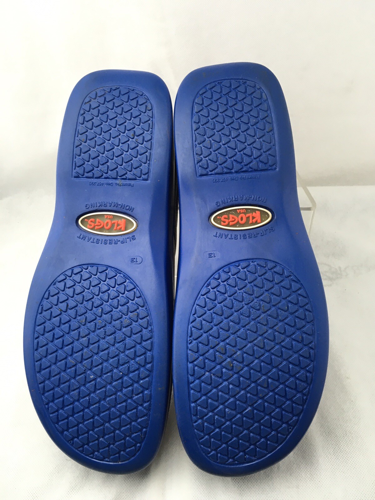 Klogs Womens Size 13 M Paint Splash Clogs Comfort Red Blue White Slip Resistant