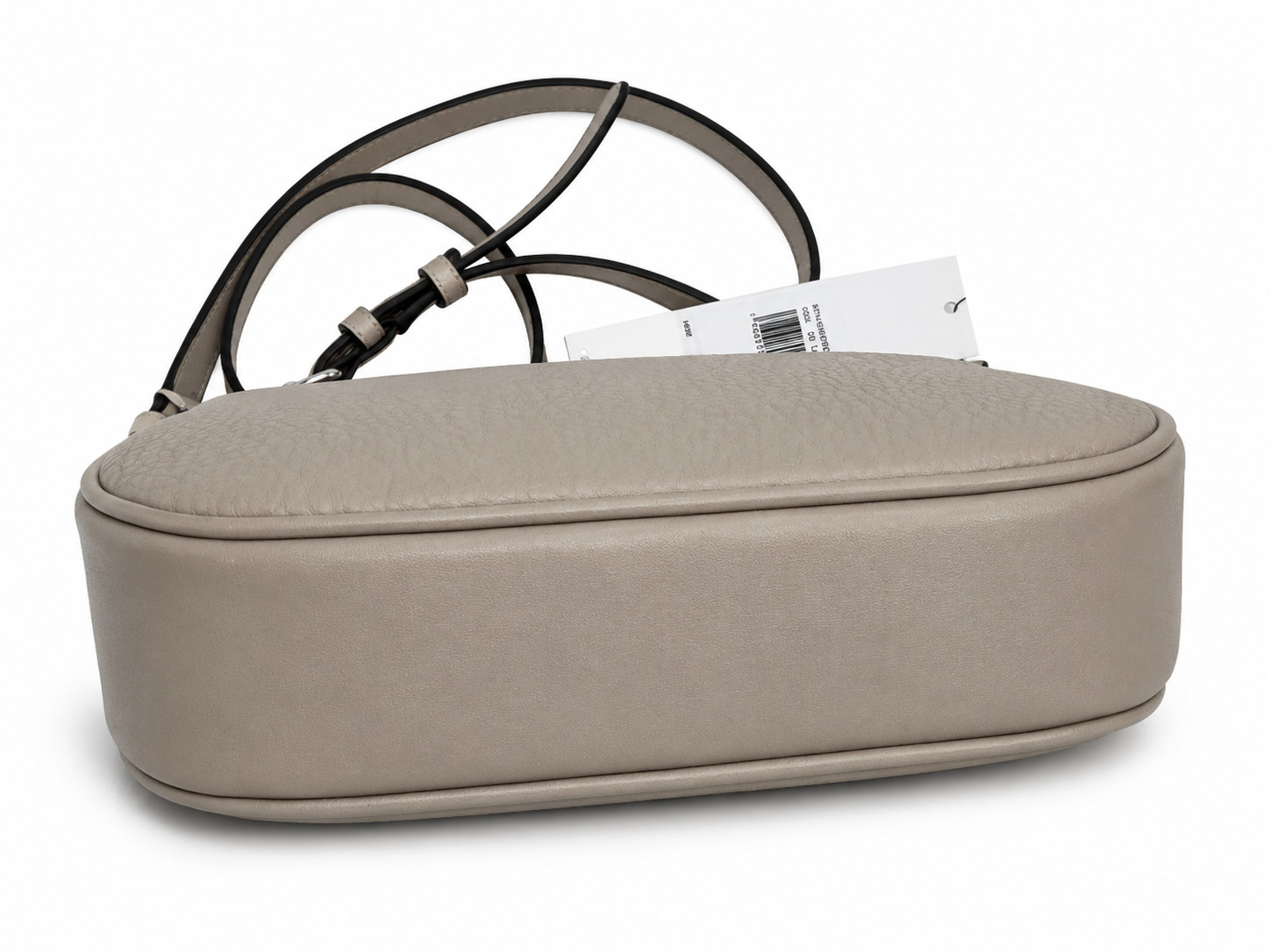 NWT Calvin Klein Leather Crossbody Bag in TAUPE color