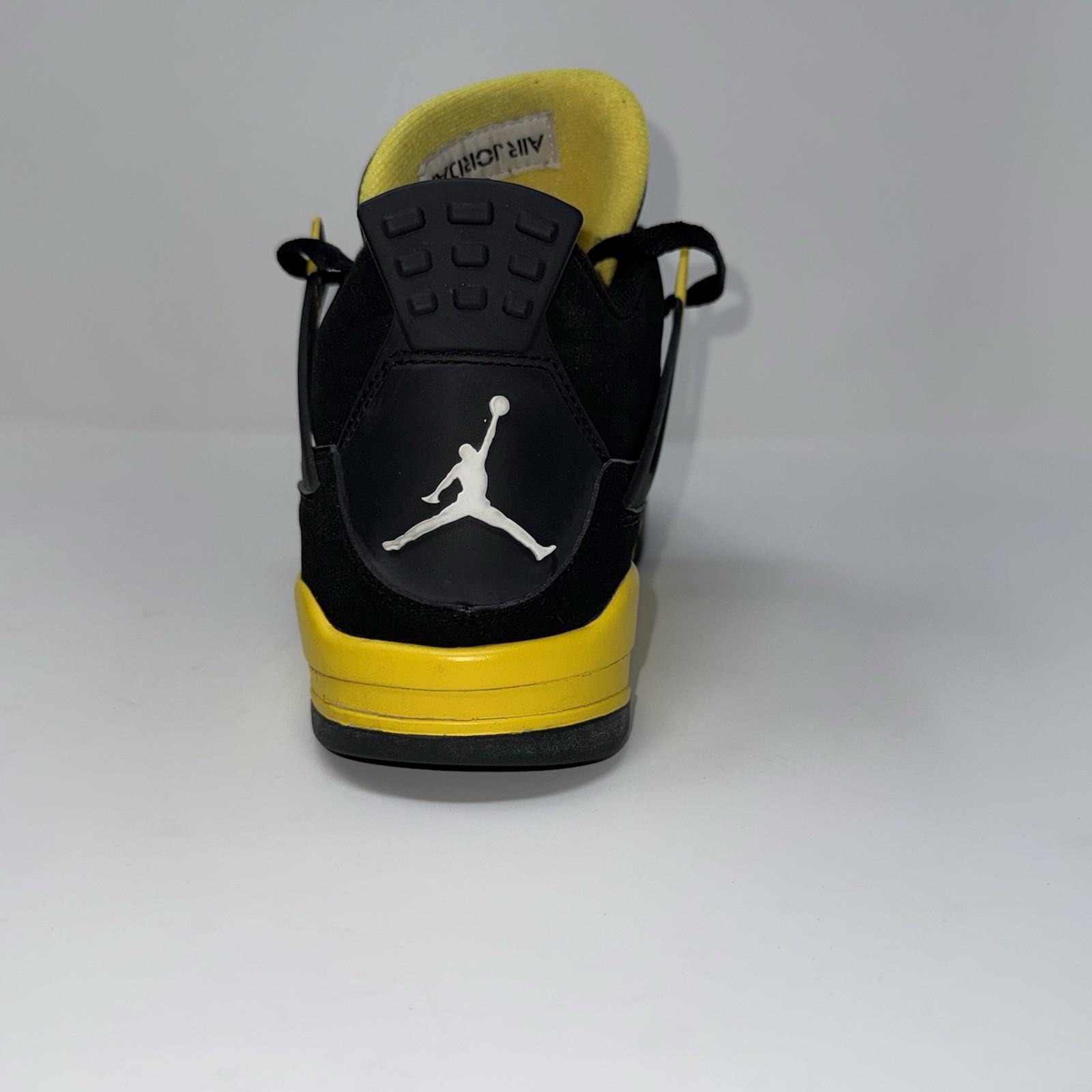 Nike Air Jordan 4 Retro Thunder Men’s Size 10.5 Black Yellow