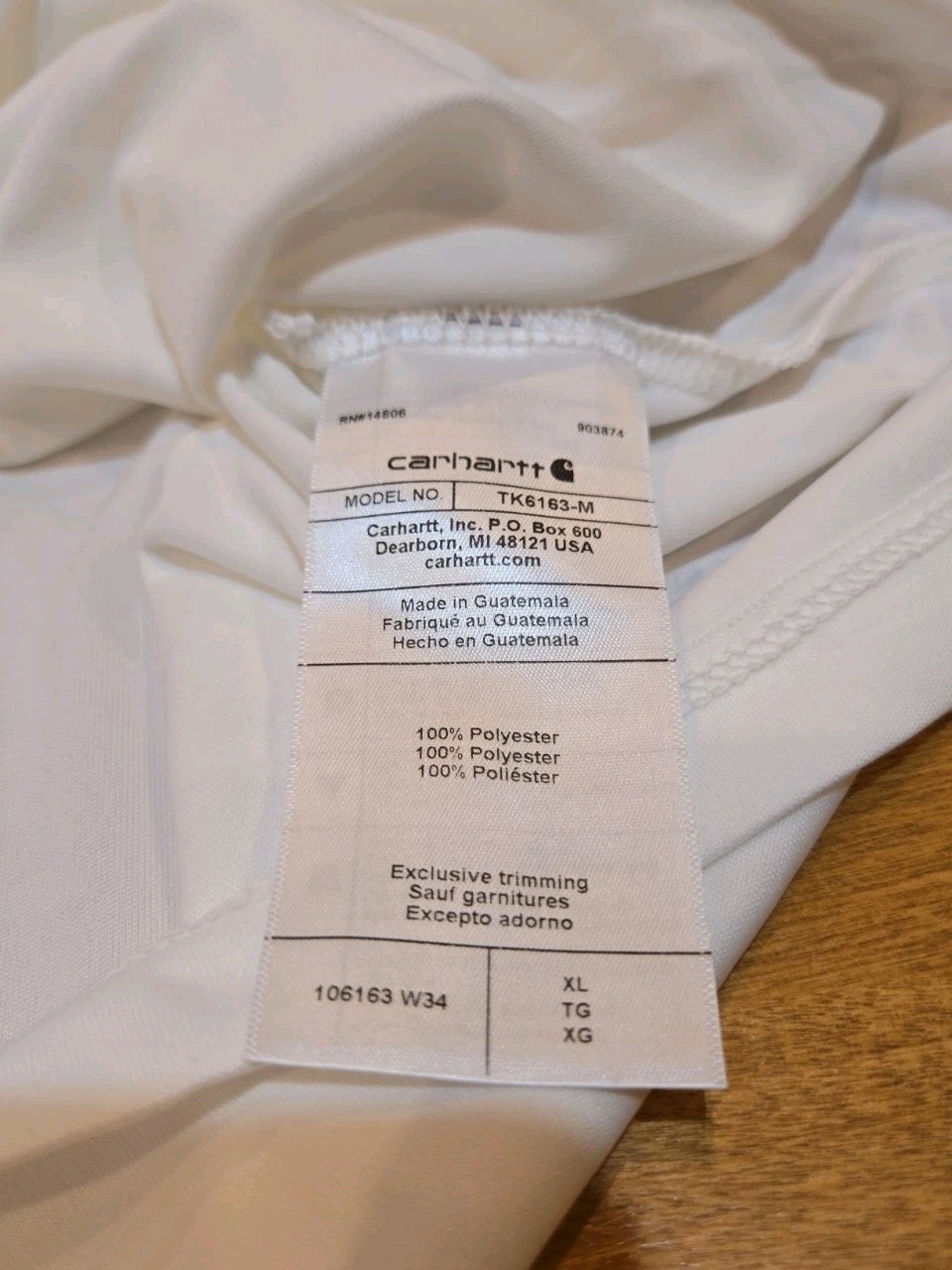 Carhartt Force Sun Defender T-Shirt Men’s XL Relaxed Fit UPF50 Logo Work Outdoor