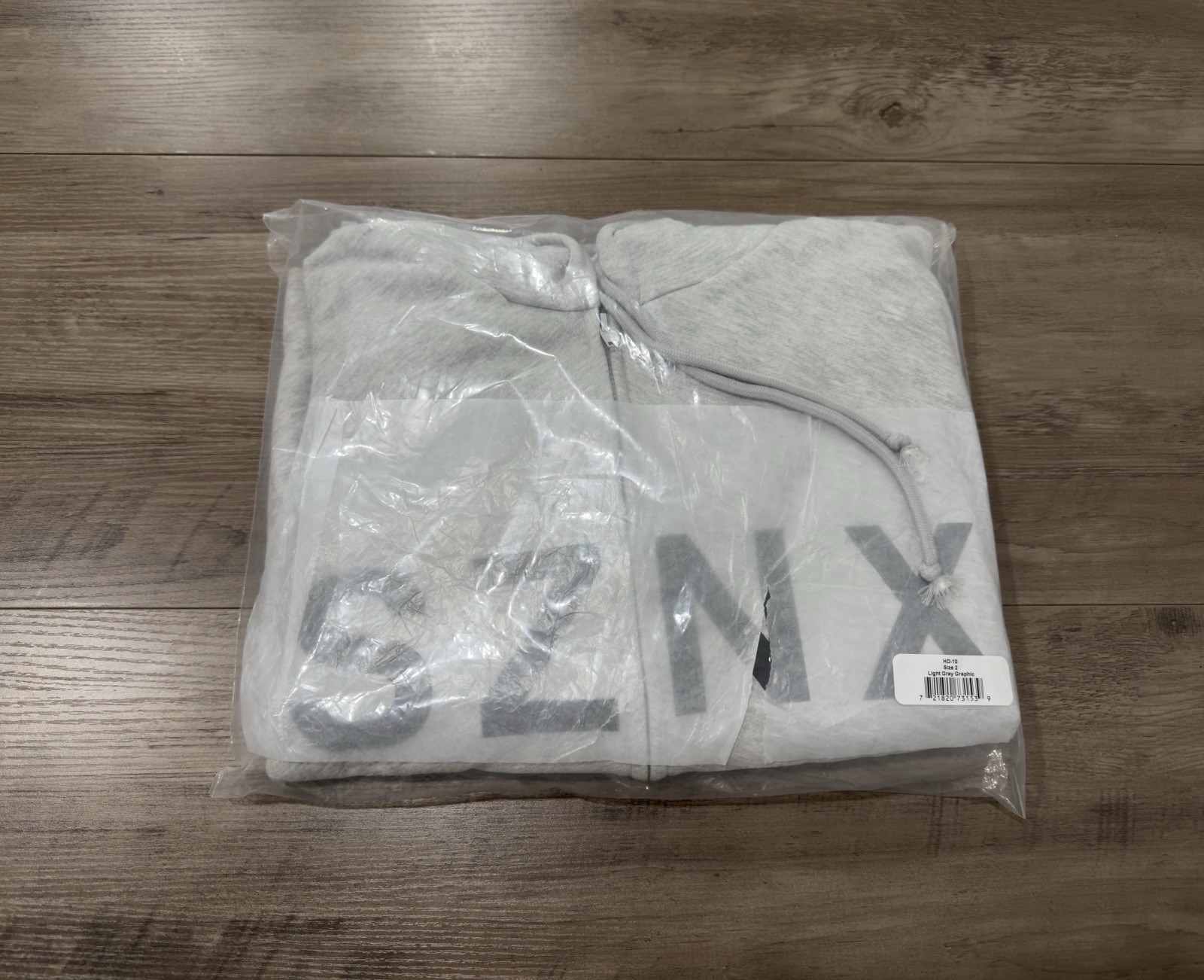 Yeezy Gray HD-10 YZY SZN X Zip-Up Hoodie – Size 2