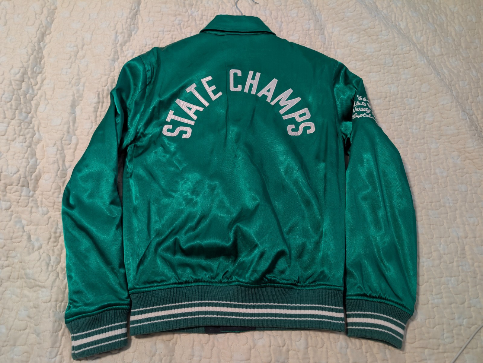 A24 Maxine Minx Varsity Jacket Green Size X-Small MaXXXine