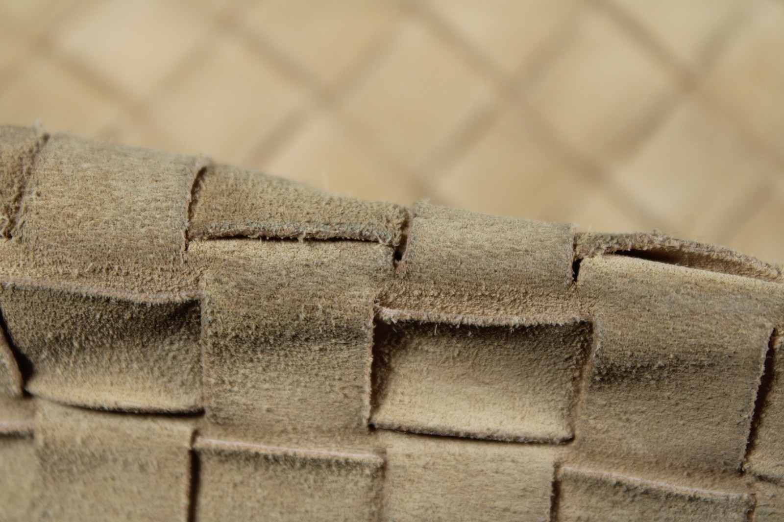 BOTTEGA VENETA Sand Beige Intrecciato Suede Medium JODIE Hobo Shoulder Bag