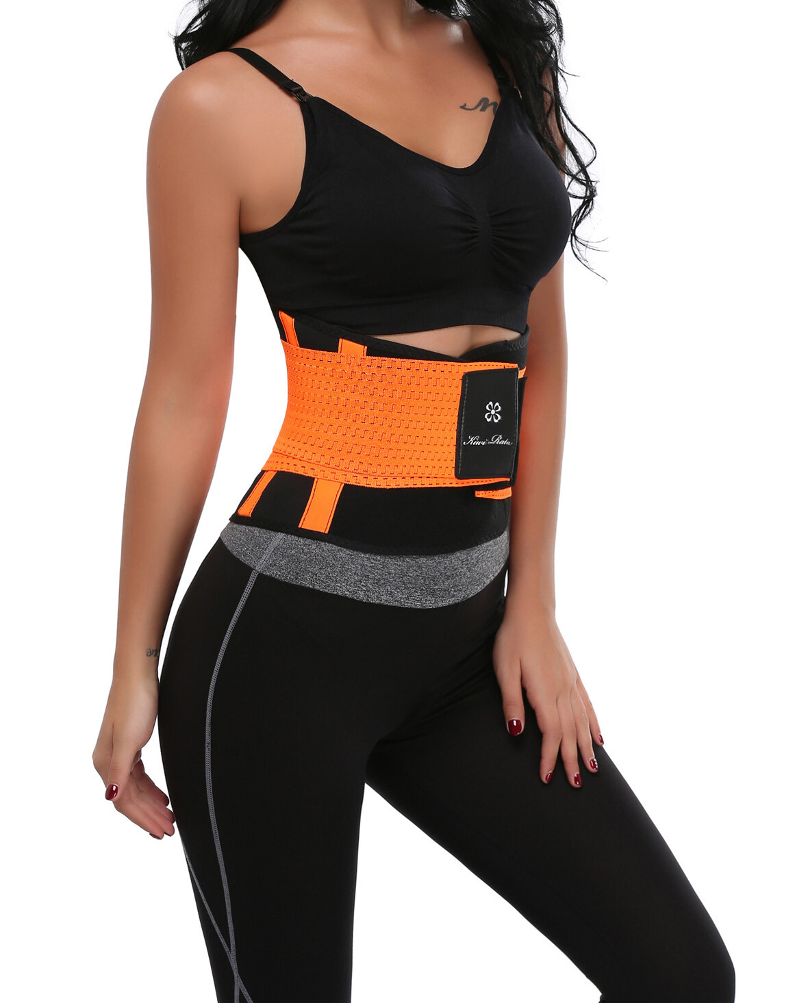 Women Waist Trainer Sauna Neoprene Sweat Belt Tummy Control Yoga Gym Body Shaper