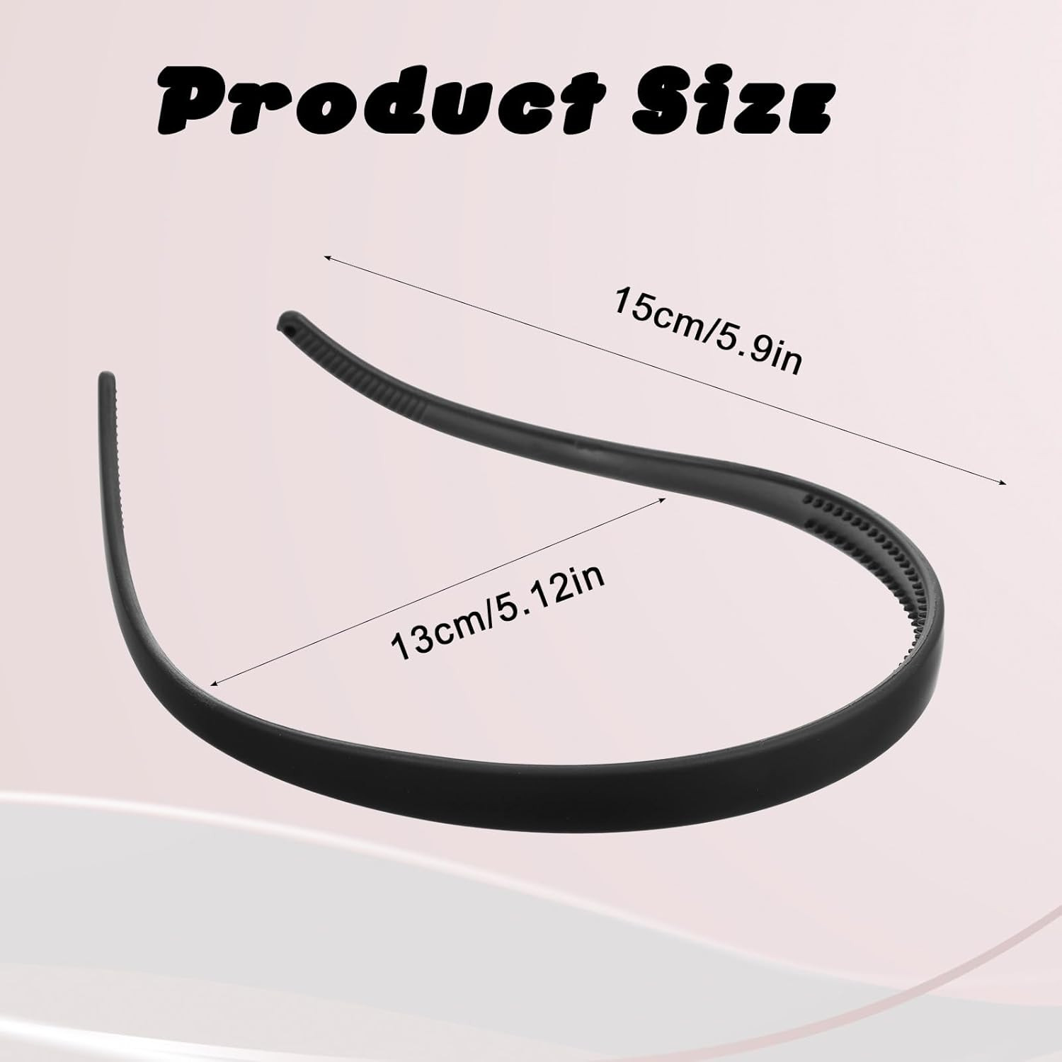 5 Pcs Headbands for Glasses Wearers Flex No Pressure Hairbands Square Sunglasses