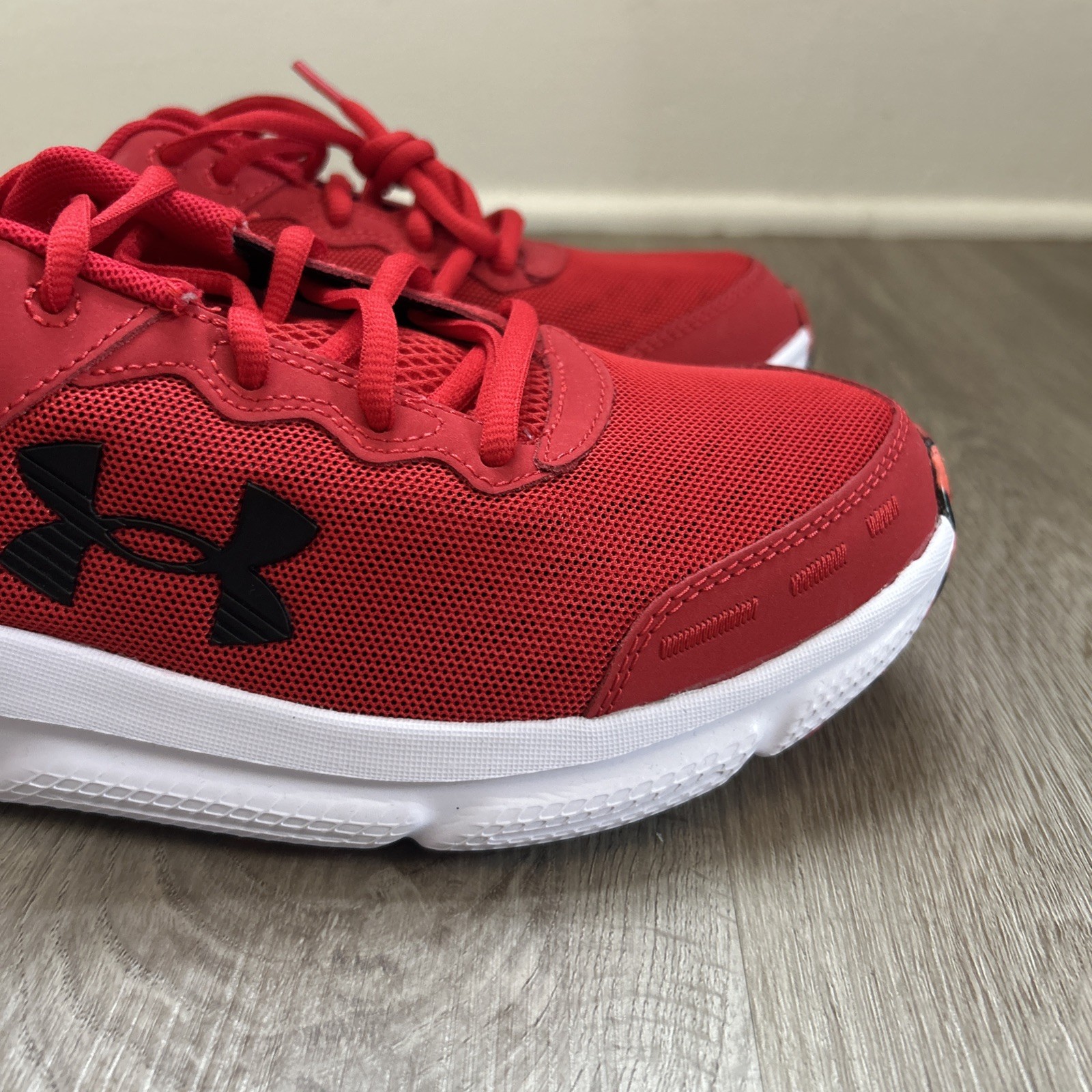 Under Armour Charged Assert 10 Mens 8.5 Running Shoes Red Sneakers 3026175-600