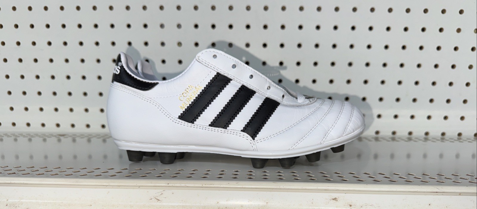 Adidas Copa Mundial FG Mens Leather Soccer Cleats Size 7 White Black ID4050