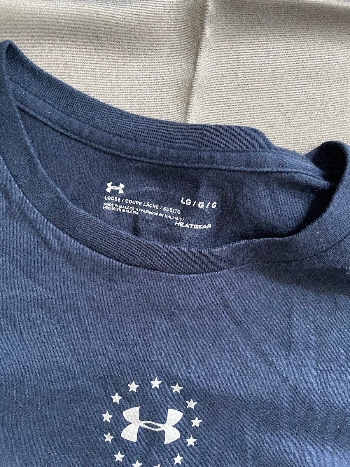 UNDER ARMOUR Freedom Logo T-Shirt Men’s Marine Navy