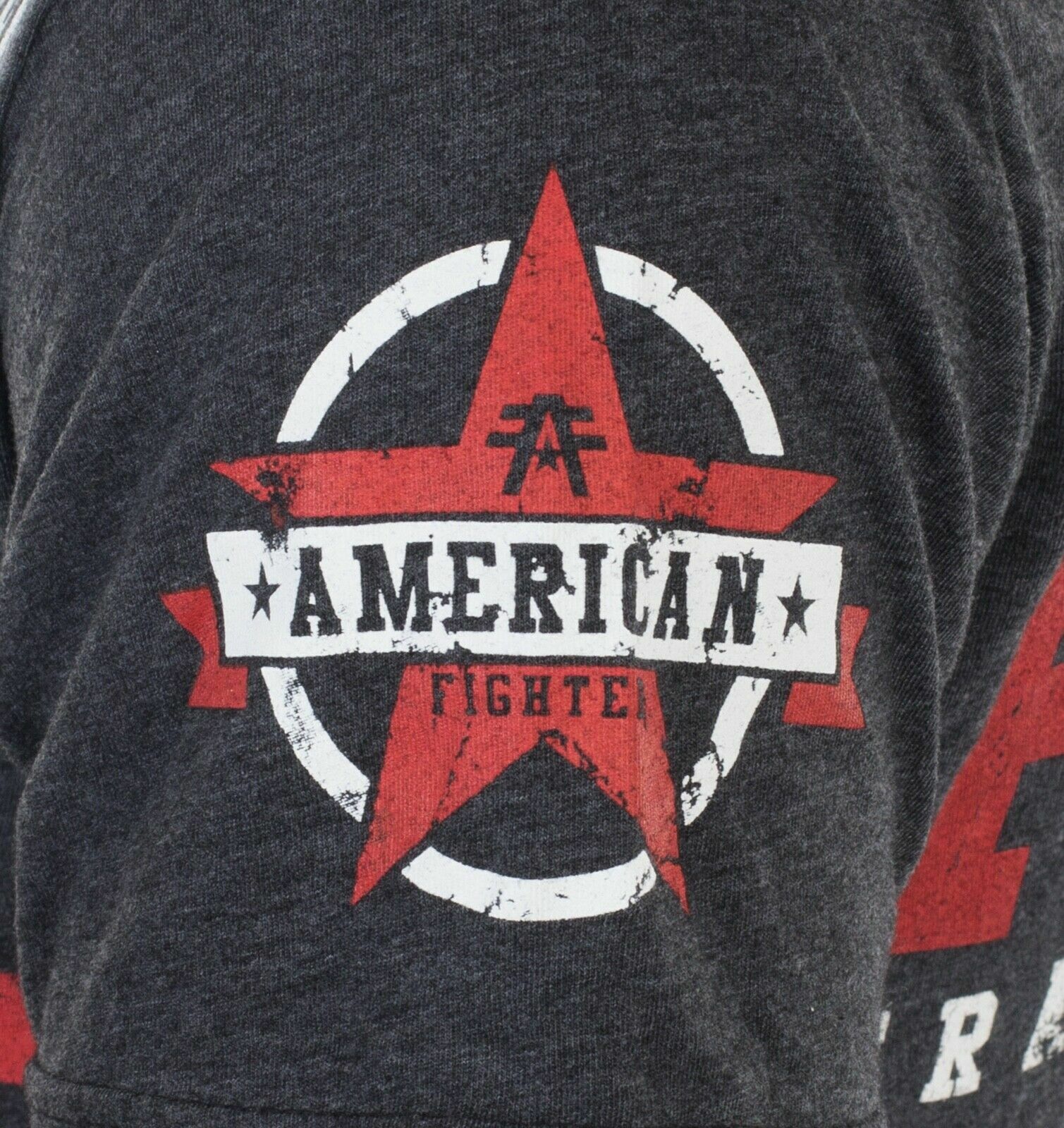 AMERICAN FIGHTER Dalton Black Red Athletic Mens Crewneck T-shirt S-3XL NWT