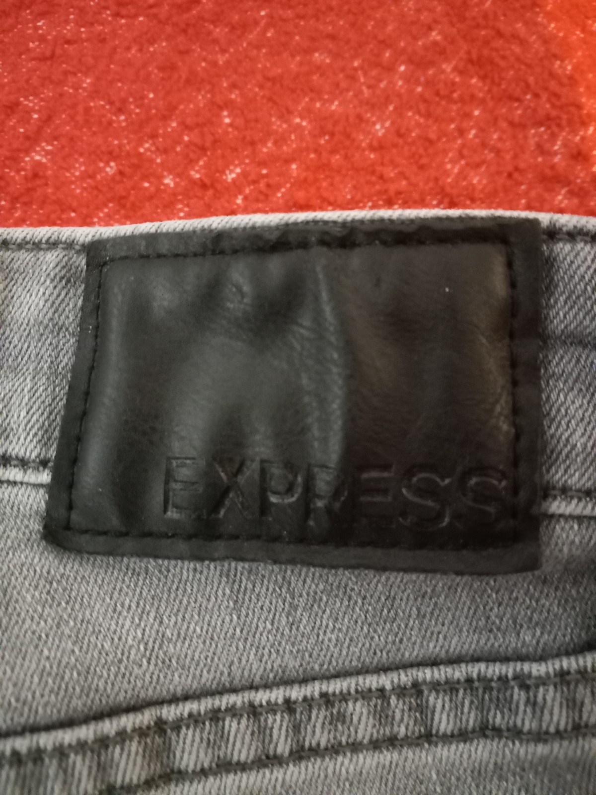 ** ** EXPRESS Mens Denim Jeans 30×32 Slim Skinny Leg, Cotton blend, Vintage Gray