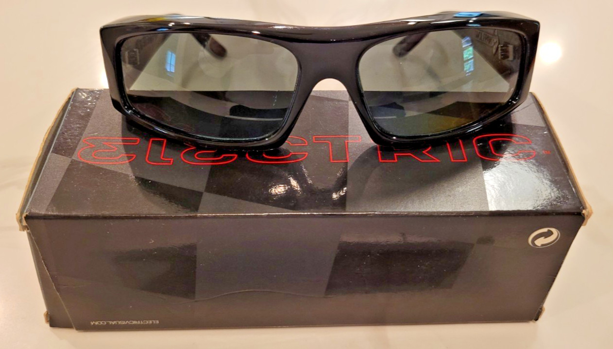 ELECTRIC WOLFPAK GLOSS BLACK/GREY POLY POLAR VTG 2006 NWT