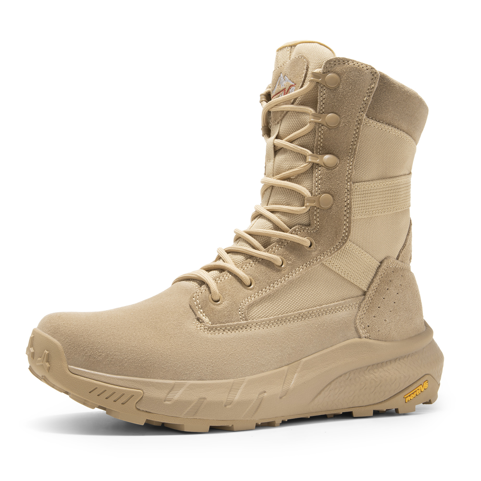 NORTIV 8 Men’s Tactical Military Work Boots Lightweight Hiking Boots Wide Size
