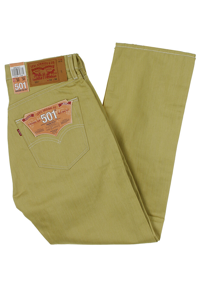 Levi’s Men’s 501 Denim Original Shrink to Fit Button Fly Jeans