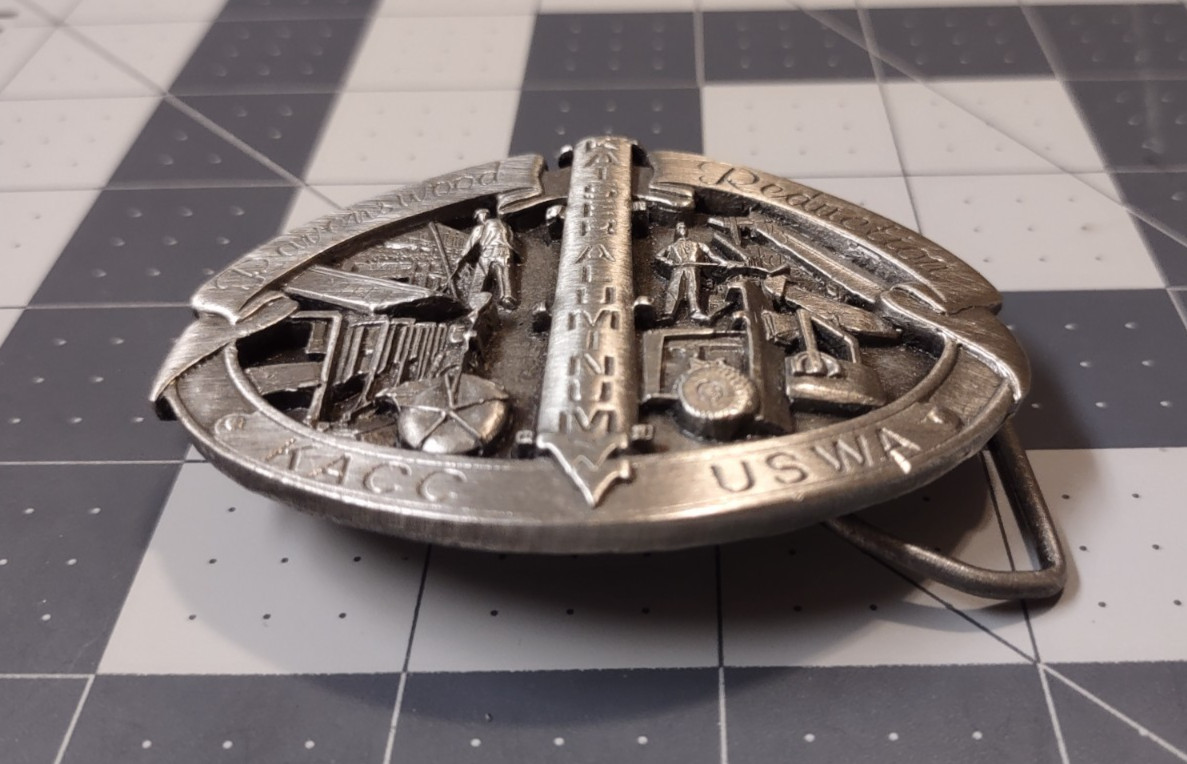 Kaiser Aluminum Ravenswood Reduction Plant Belt Buckle LE 486/500 USAWA