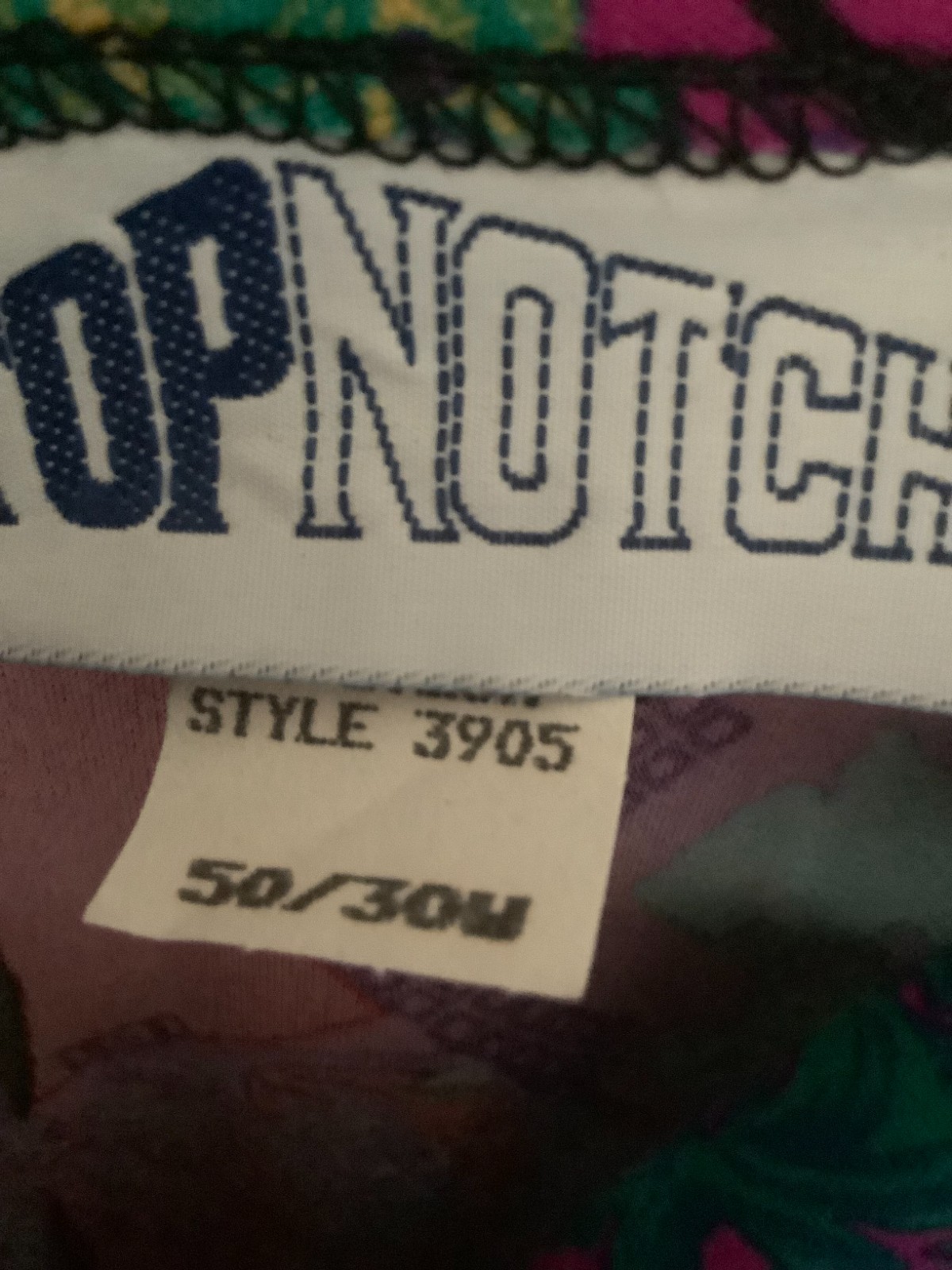 Vintage Top Notch Blouse Women’s Plus Size 30W Bright Rich Colors New w/Tags