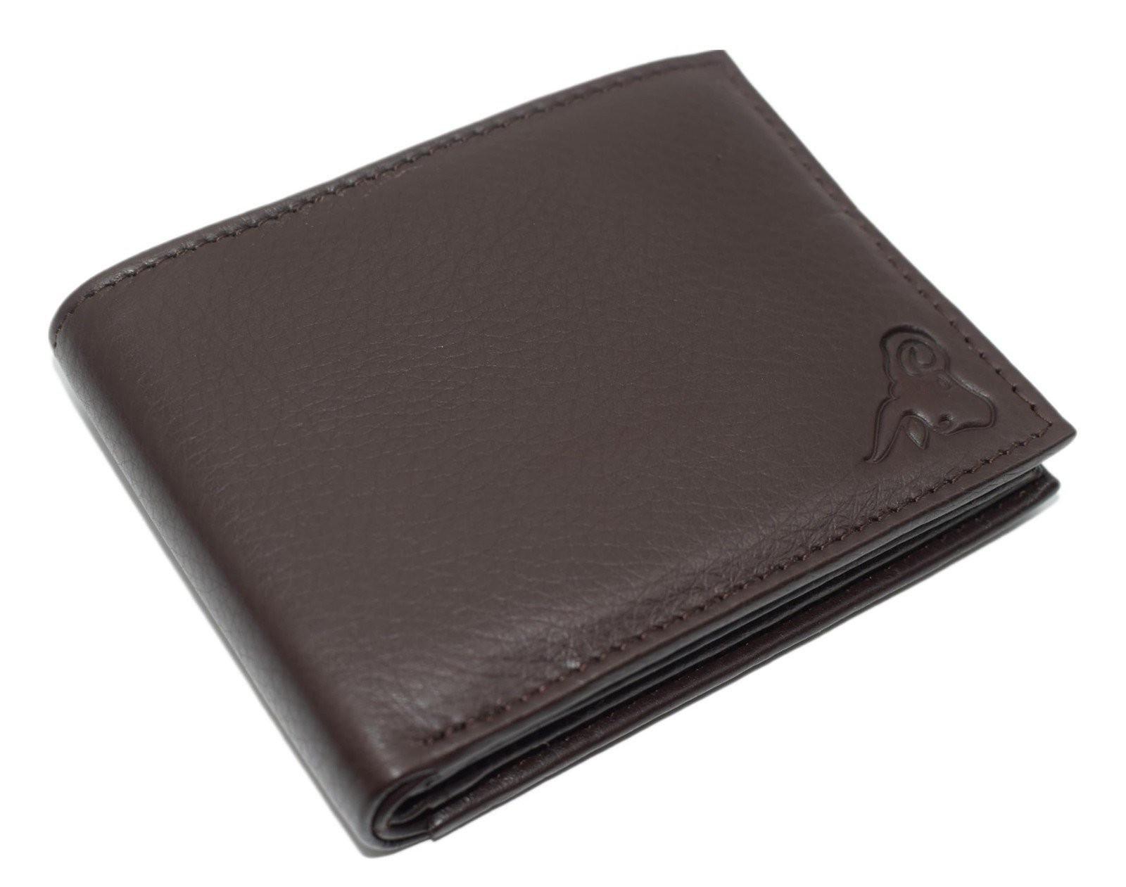 Mens Wallet RFID Genuine Leather Bifold Wallets For Men, 3 ID Windows 12 Card…
