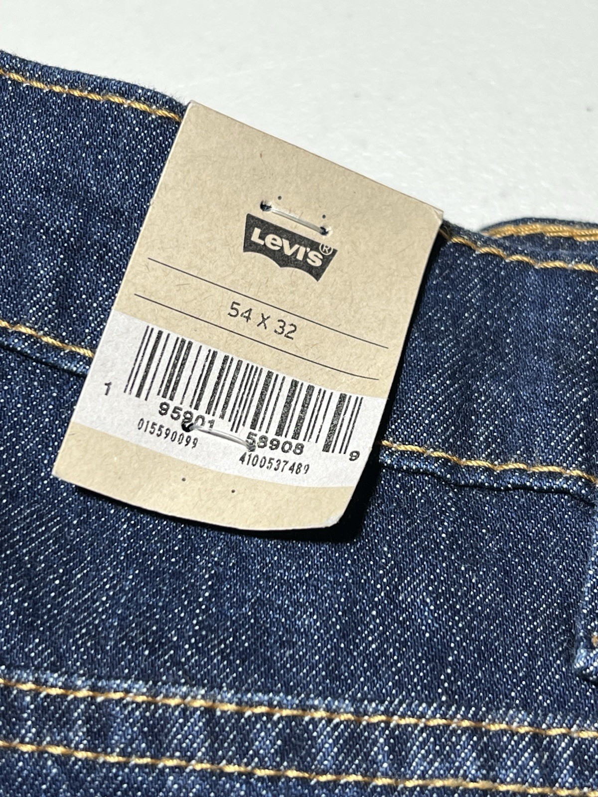NeW Levi’s 559 Men’s Relaxed Straight Fit Blue Jeans Big & Tall Size 54×32 Levis