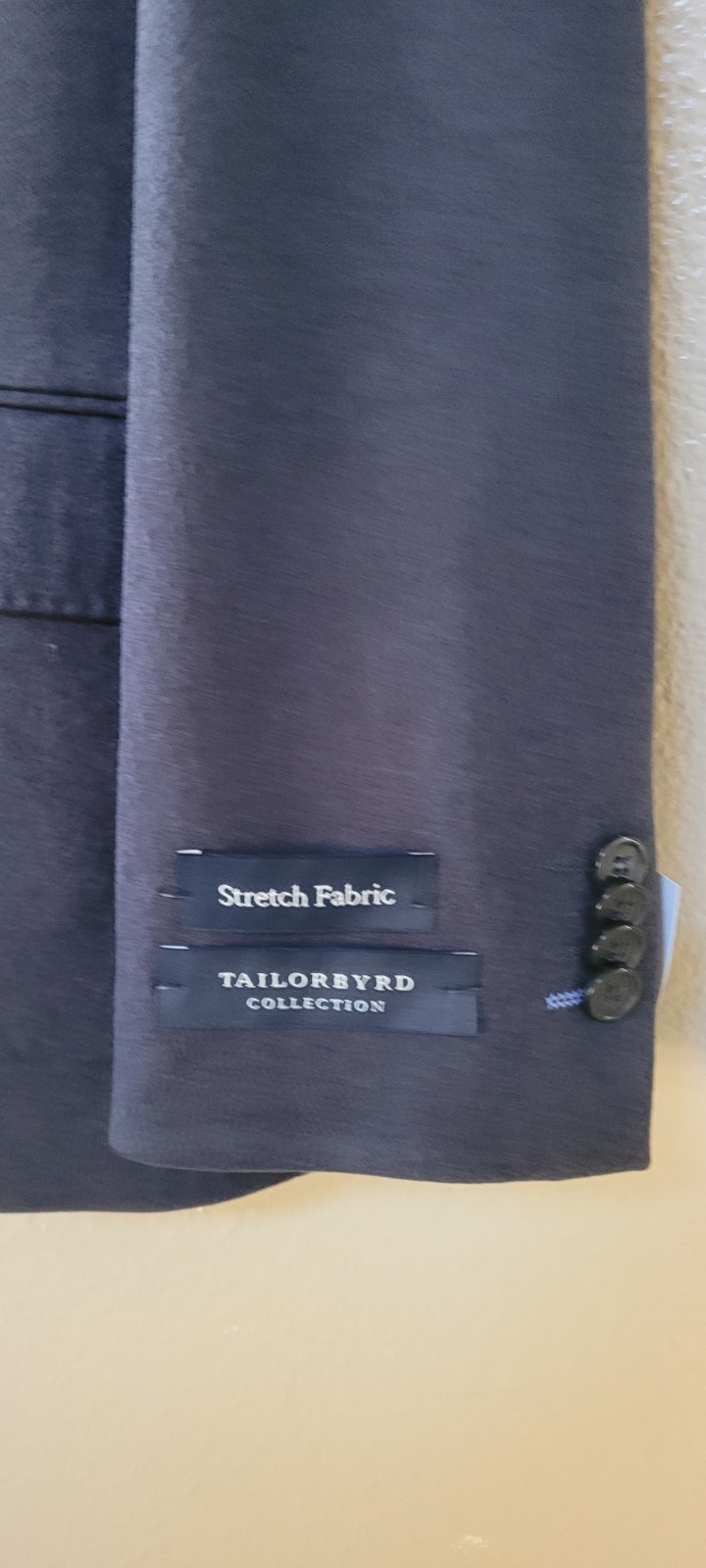 Tailorbyrd Lux Cashmere Touch Sportcoat, Tailorbyrd Blazer, 40S or 48L, Black,