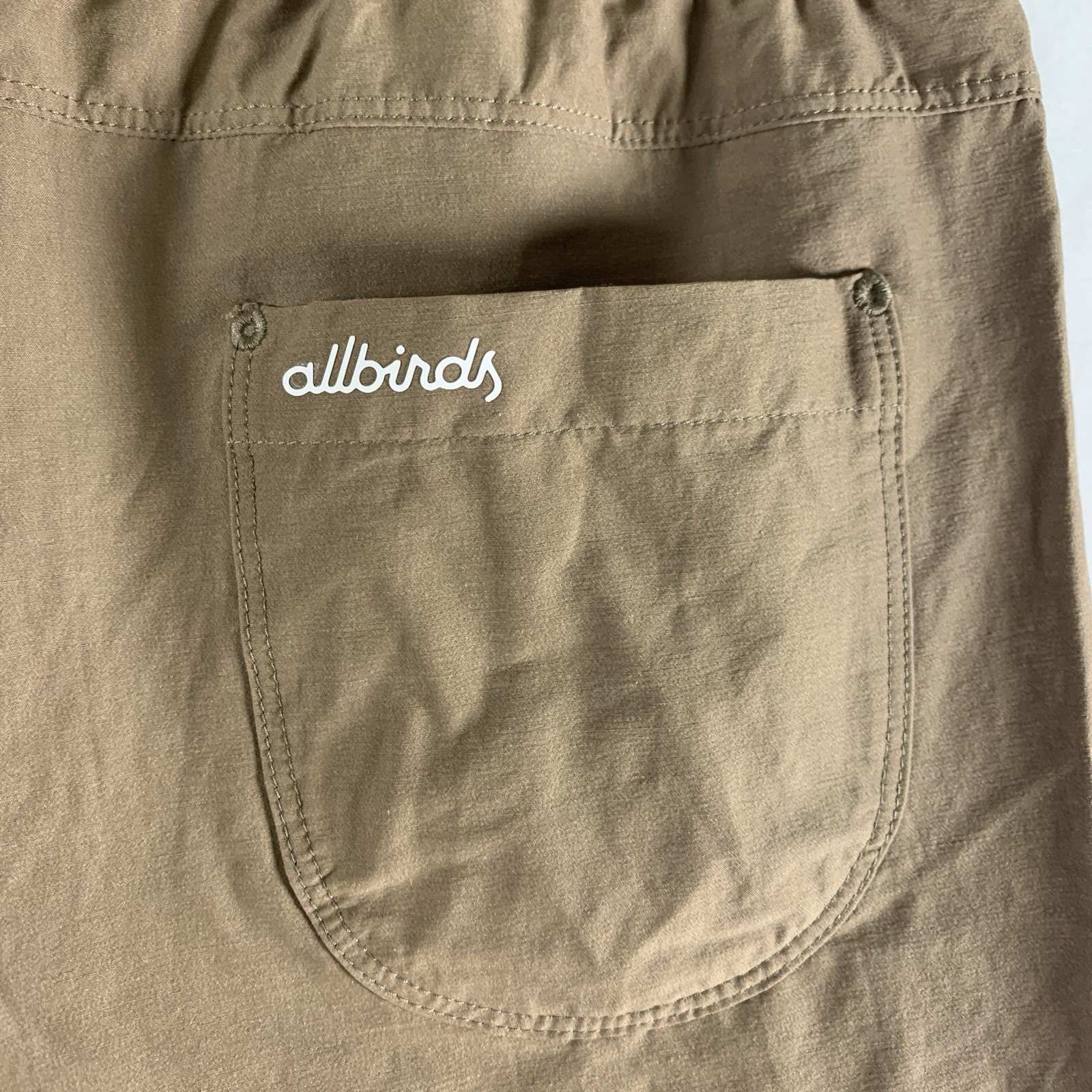 Allbirds Womens Carbon Footprint 10.2 Run Shorts XS Brown Wool Nylon Blend Light