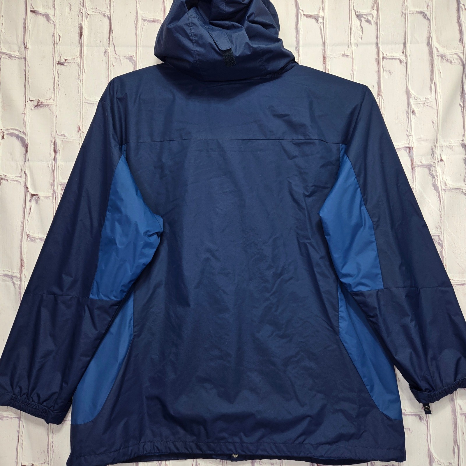 Columbia Interchange 3-in-1 Jacket Mens XXL Navy Blue Waterproof Shell Fleece
