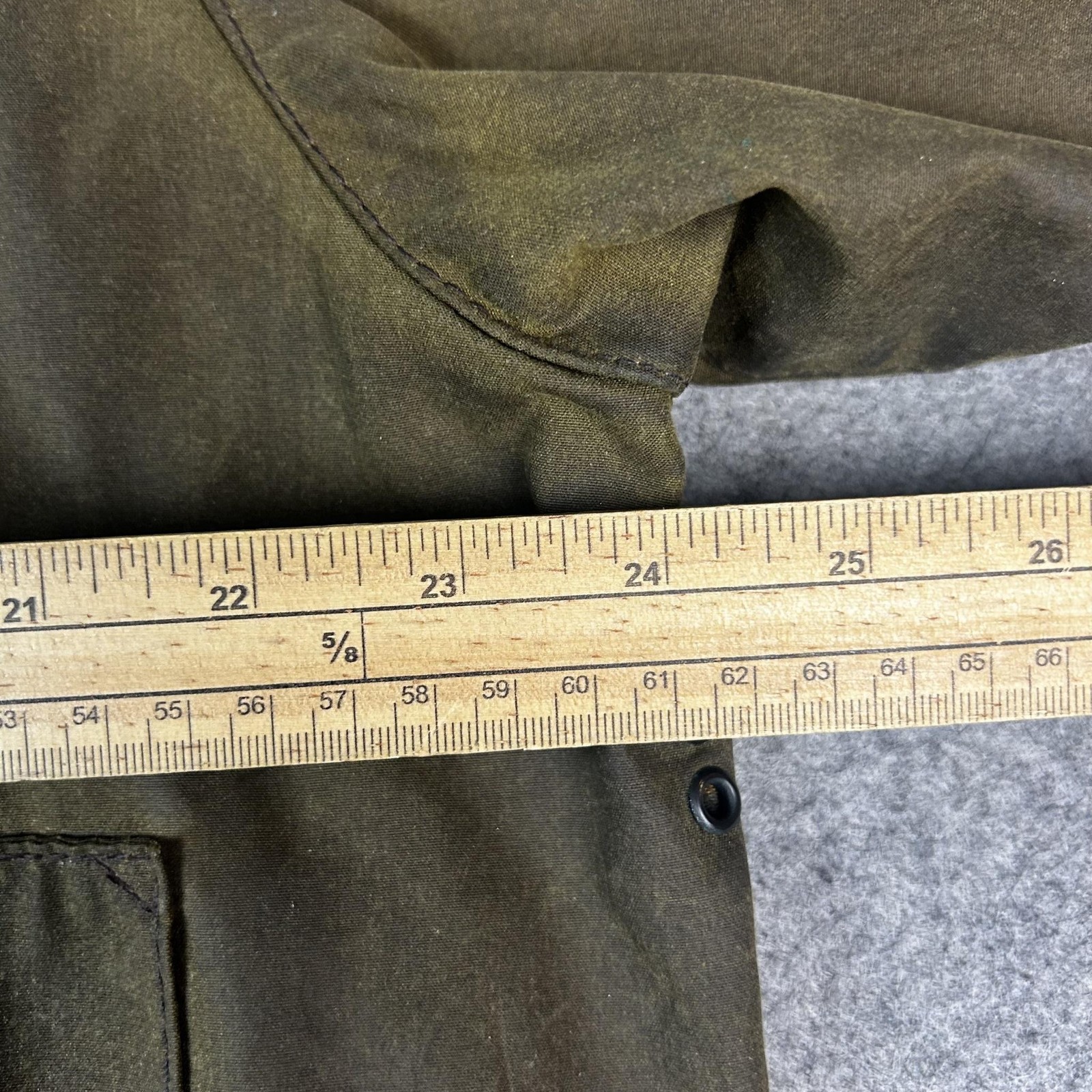 Barbour Jacket Mens C42 107CM Green A830 Classic Beaufort Wax Coat England Made