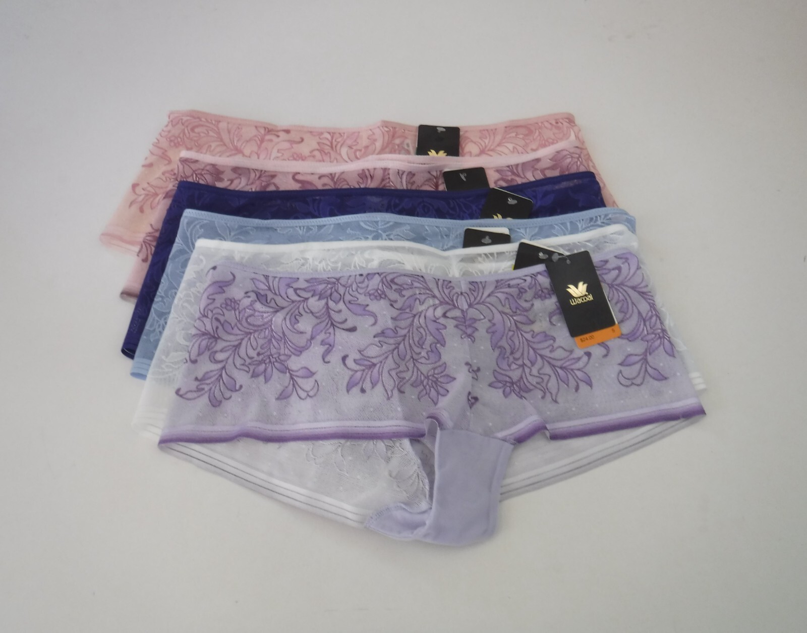 Wacoal Net Effect Boyshort Panty 845340 S, M, L, XL MSRP $24.00 NWT