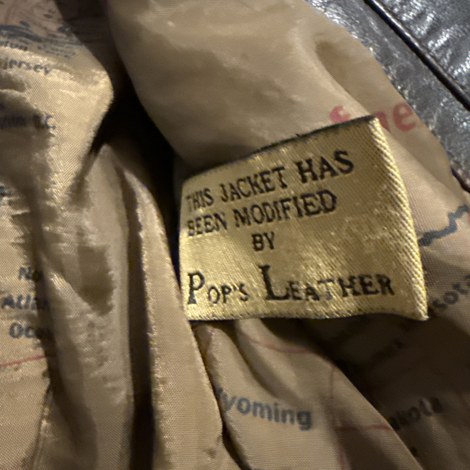 Vtg Avirex Limited Leather Bomber Military Jacket (Read Below) Lg-XL