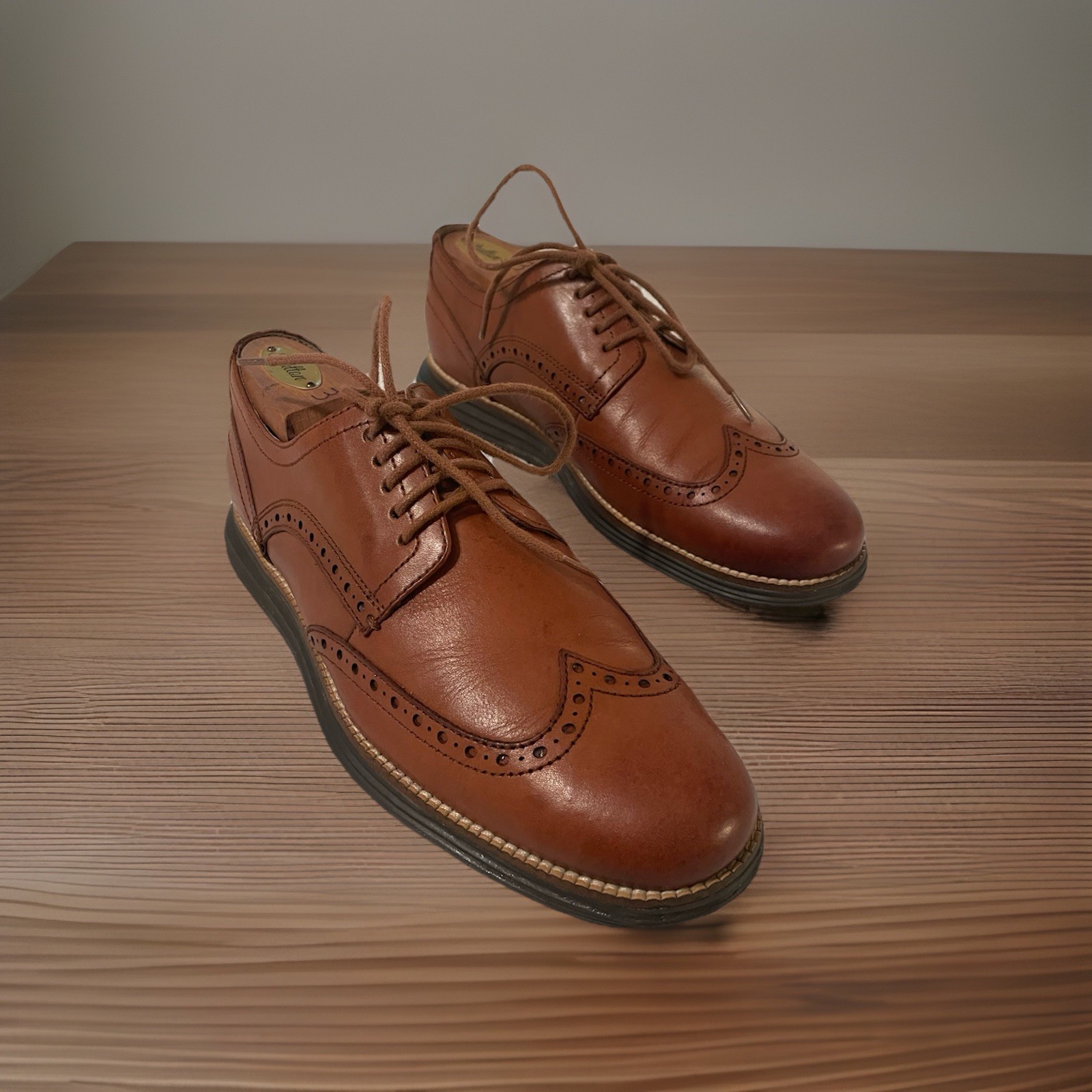 Cole Haan Zero Grand Size Men’s 8 Walnut Brown Business Casual Shoe