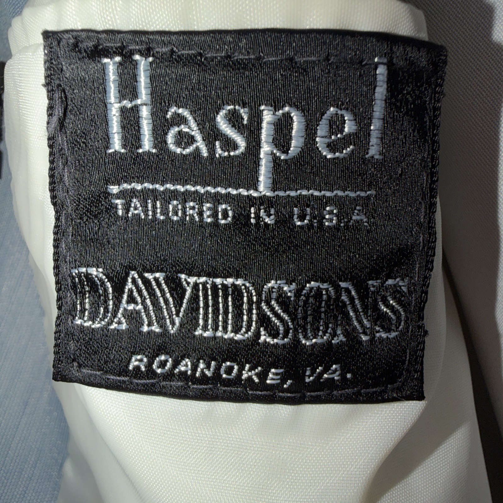 Haspel Men’s Blue & White Pinstriped Sport Coat Blazer Size 40R