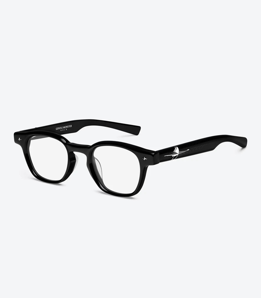 GEntle MOnster JOZE 01 Black Prescription Eyeglass Frame Square Unisex Acetate