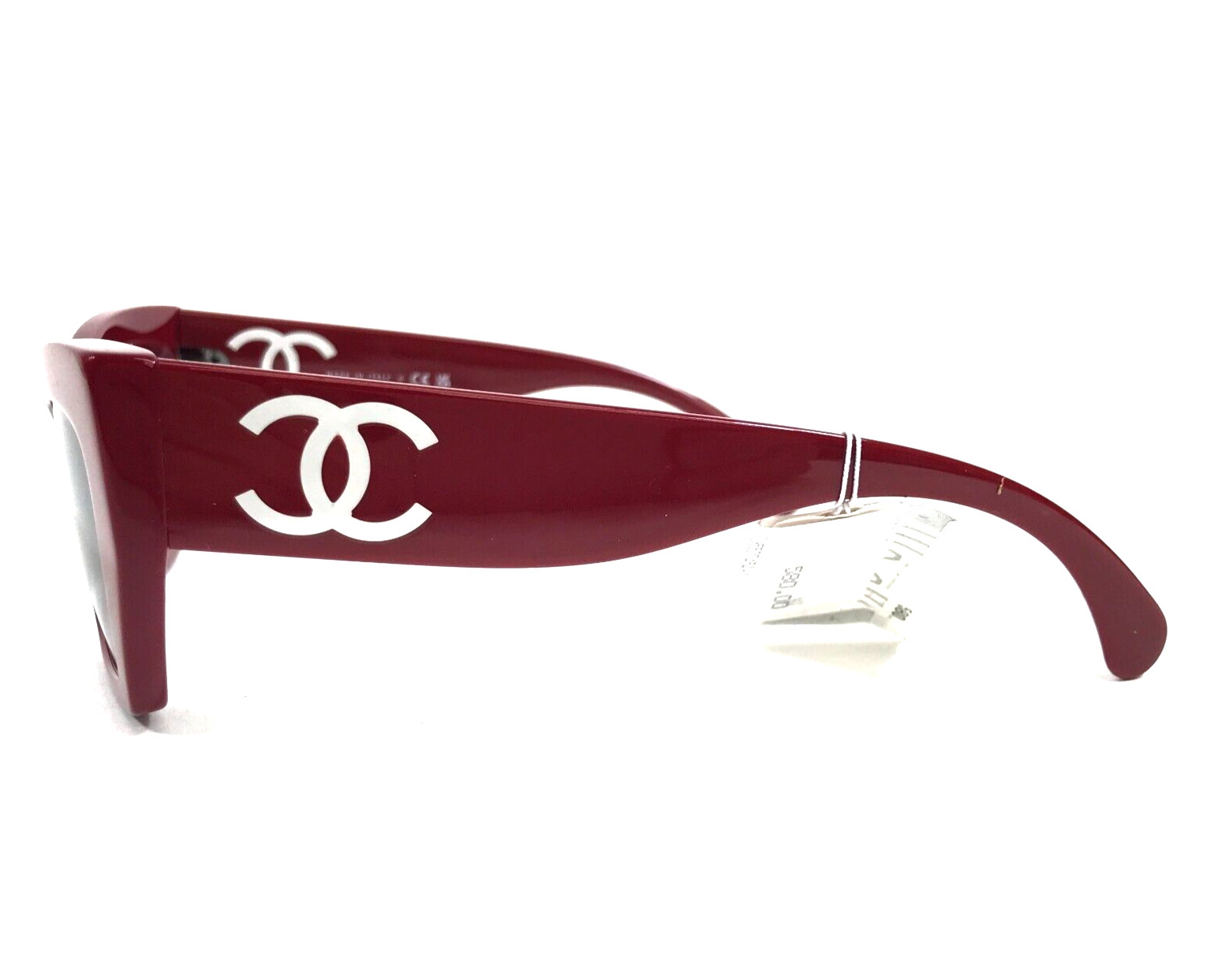 Chanel Sunglasses 5527-A c.1759/71 Burgundy Asian Fit Frame Gray Gradient Lenses