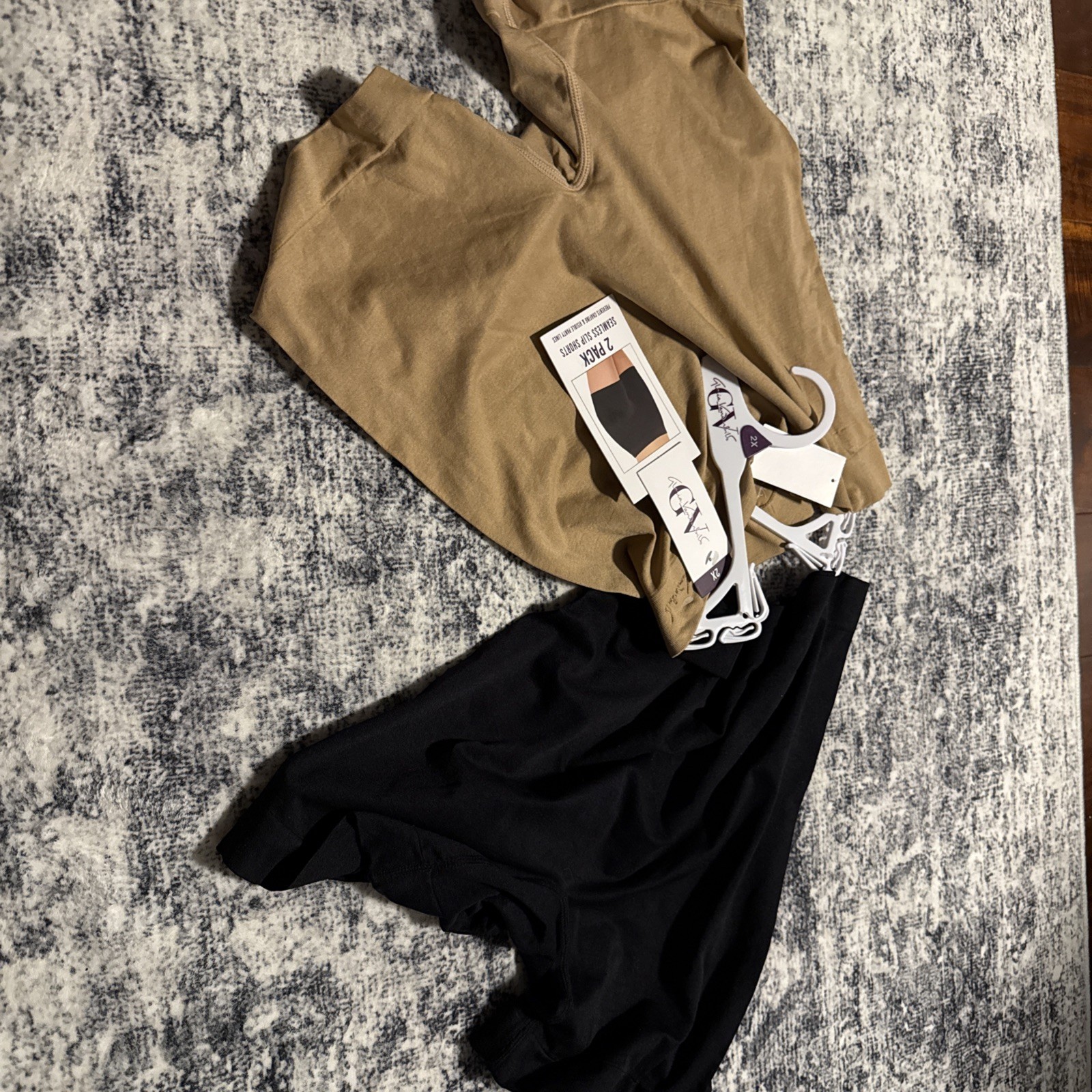 Gloria Vanderbilt 2 Pack Seamless Slip Shorts Plus Size 2X Mid Thigh Length BNWT
