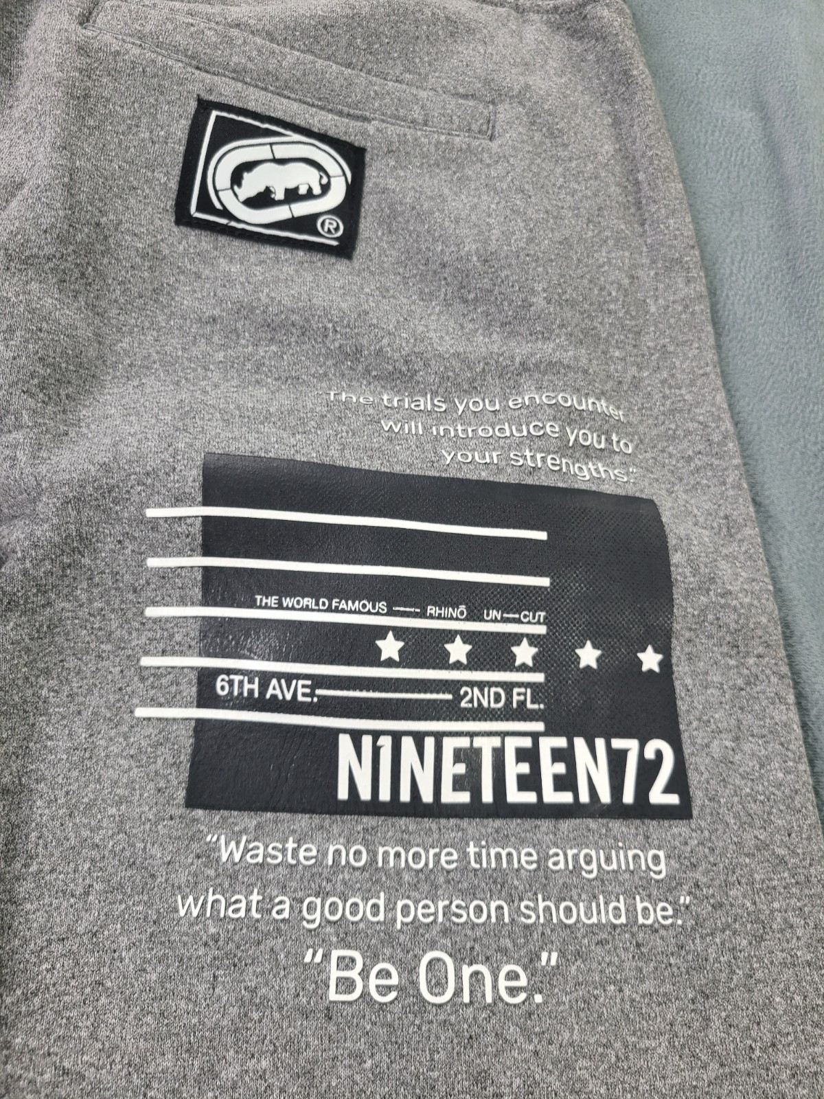 Ecko Unltd. Men’s Rawthentic Fleece Sweat Shorts Gray Size XL New With Tags