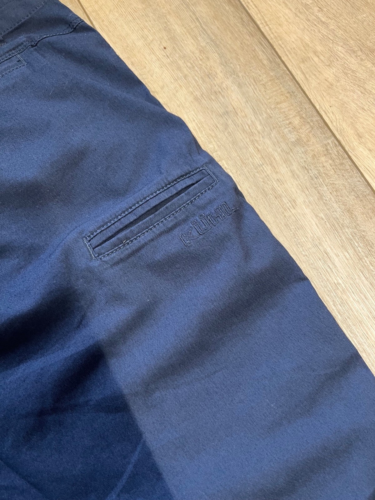 Kuhl Resistor Lite Chino Pants Blue Mens Tag 38×32 Actual 38×30.5 Hiking Stretch