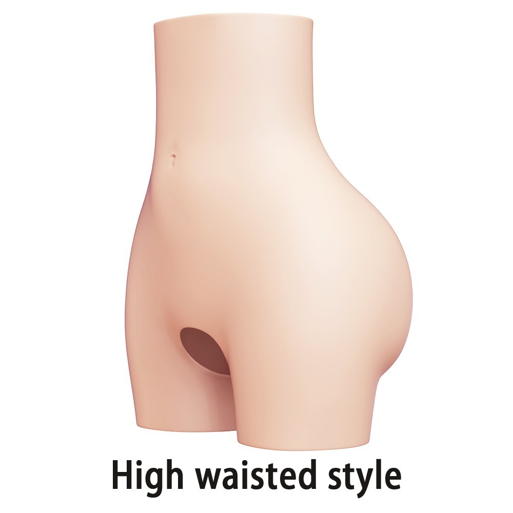 SilkEase Silicone Panty Plump Hip Open-Crotch Pants Butt Shapewear Crossdresser